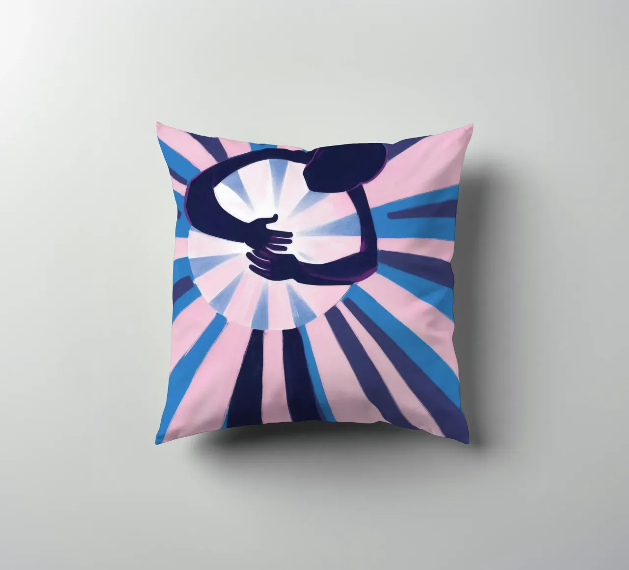 Sunbeam Starburst cuscino da Muse Artworks