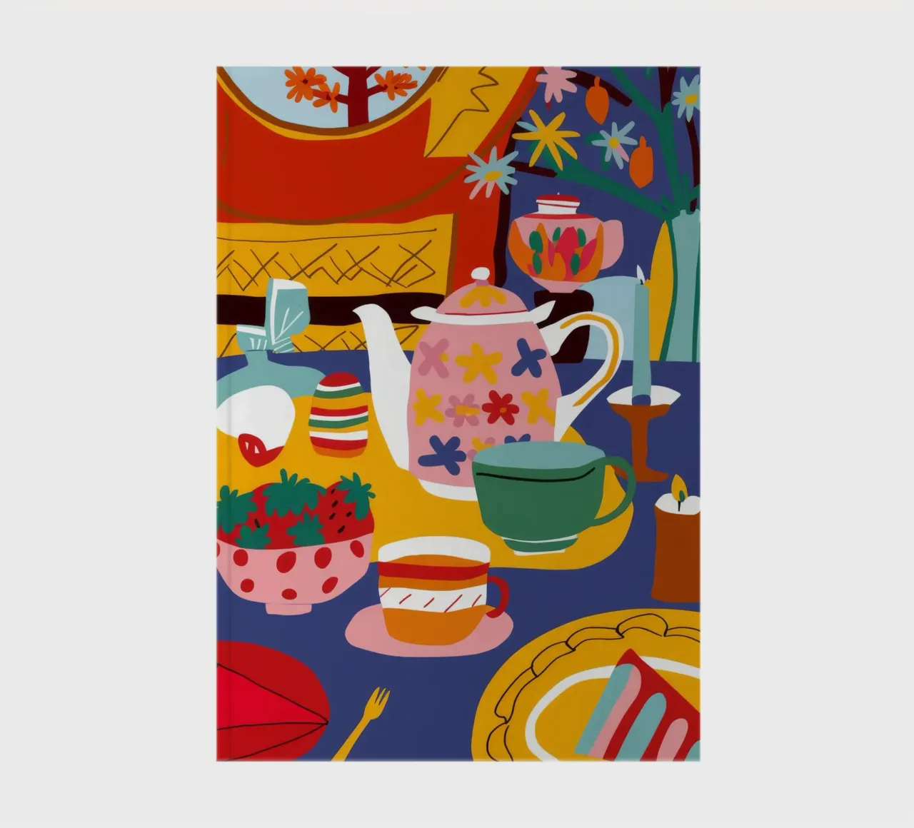 Maximalist Table Chaos notebook by Stone Decade