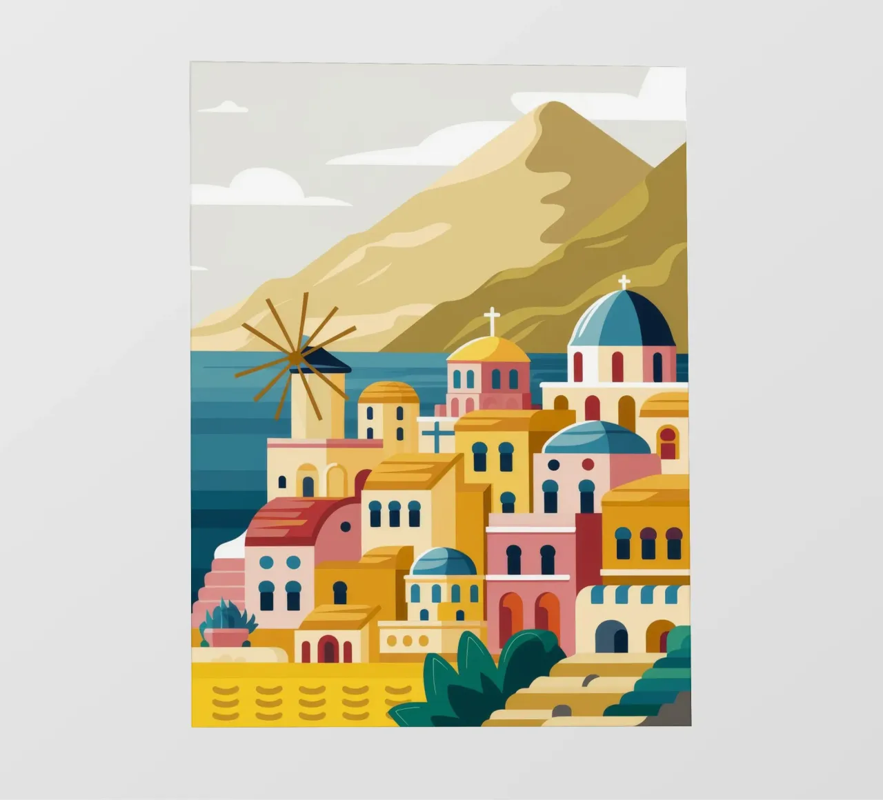 Positano Seaside Dream pellicola backlit da Muse Artworks