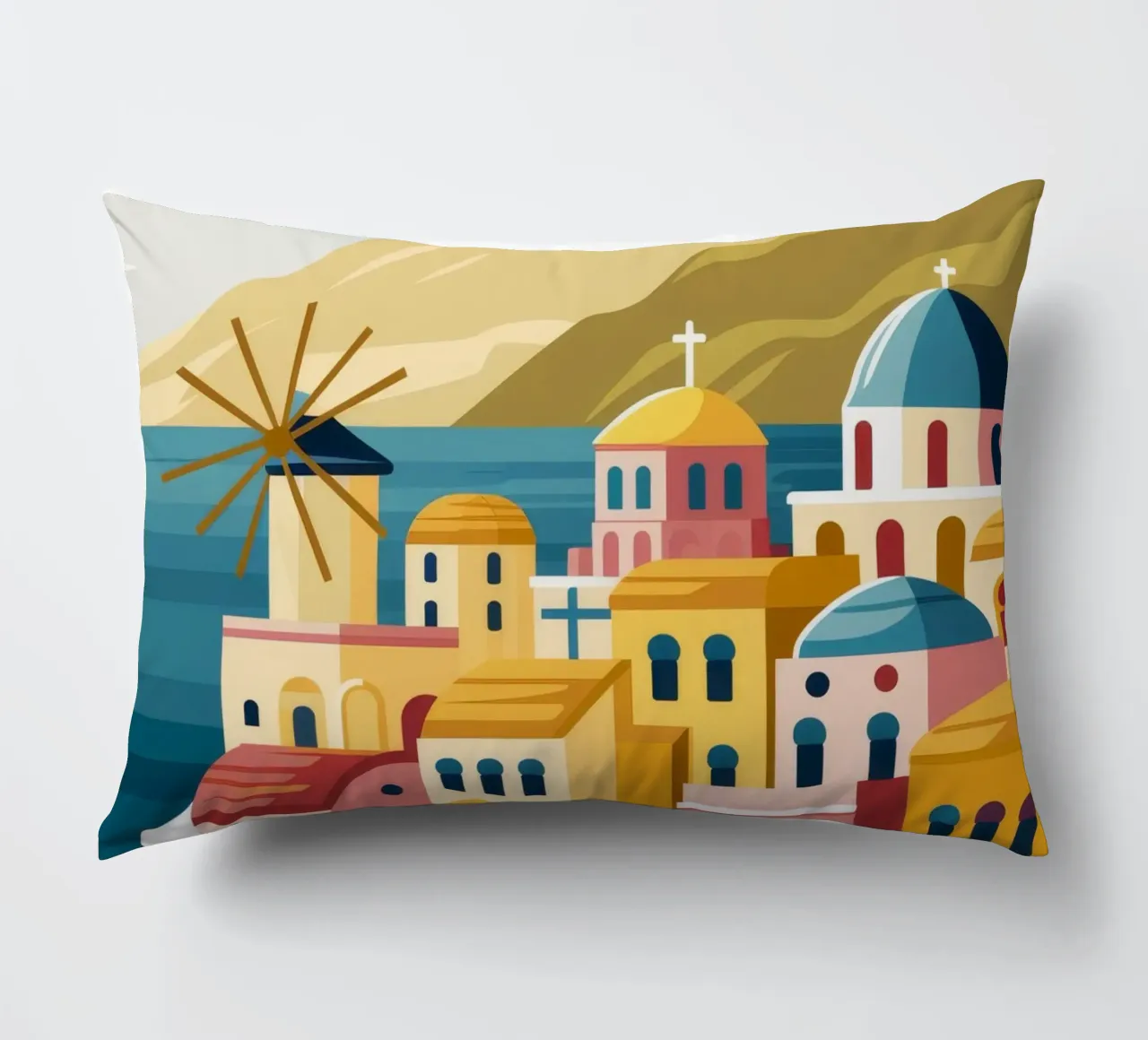 Positano Seaside Dream cuscino da Muse Artworks