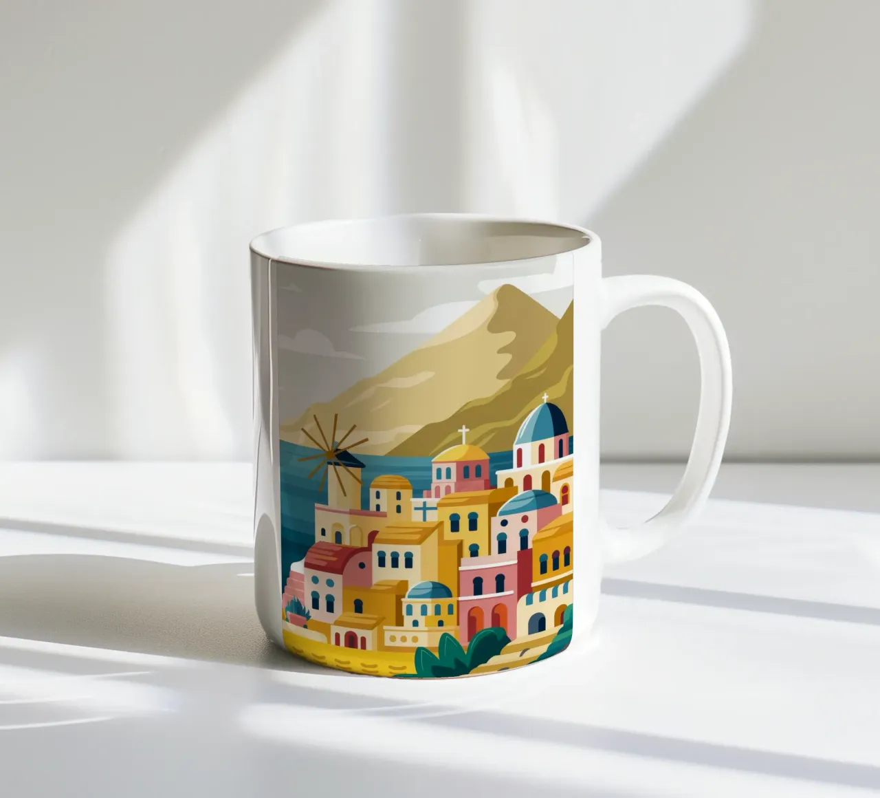 Positano Seaside Dream tazza in ceramica da Muse Artworks