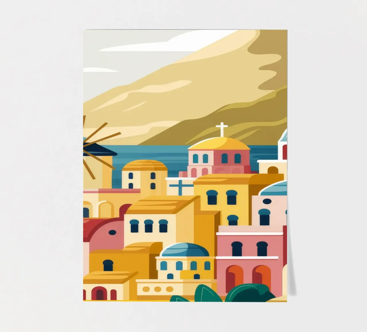 Positano Seaside Dream sticker sheet by Muse Artworks
