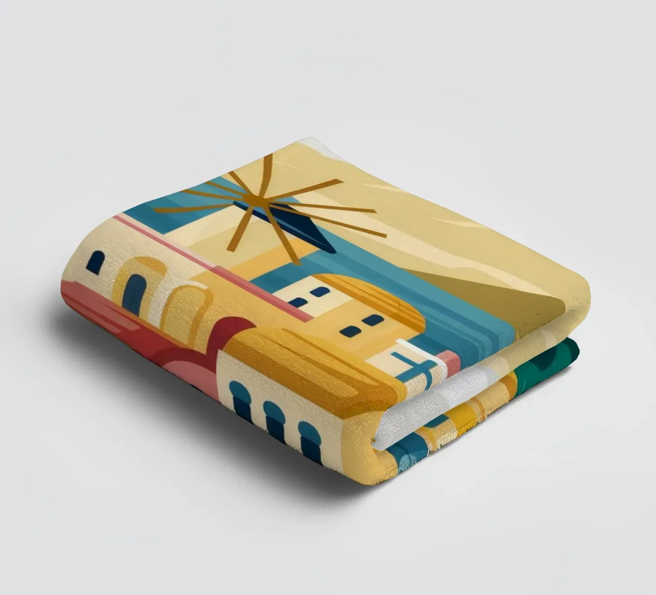 Positano Seaside Dream towel by Muse Artworks