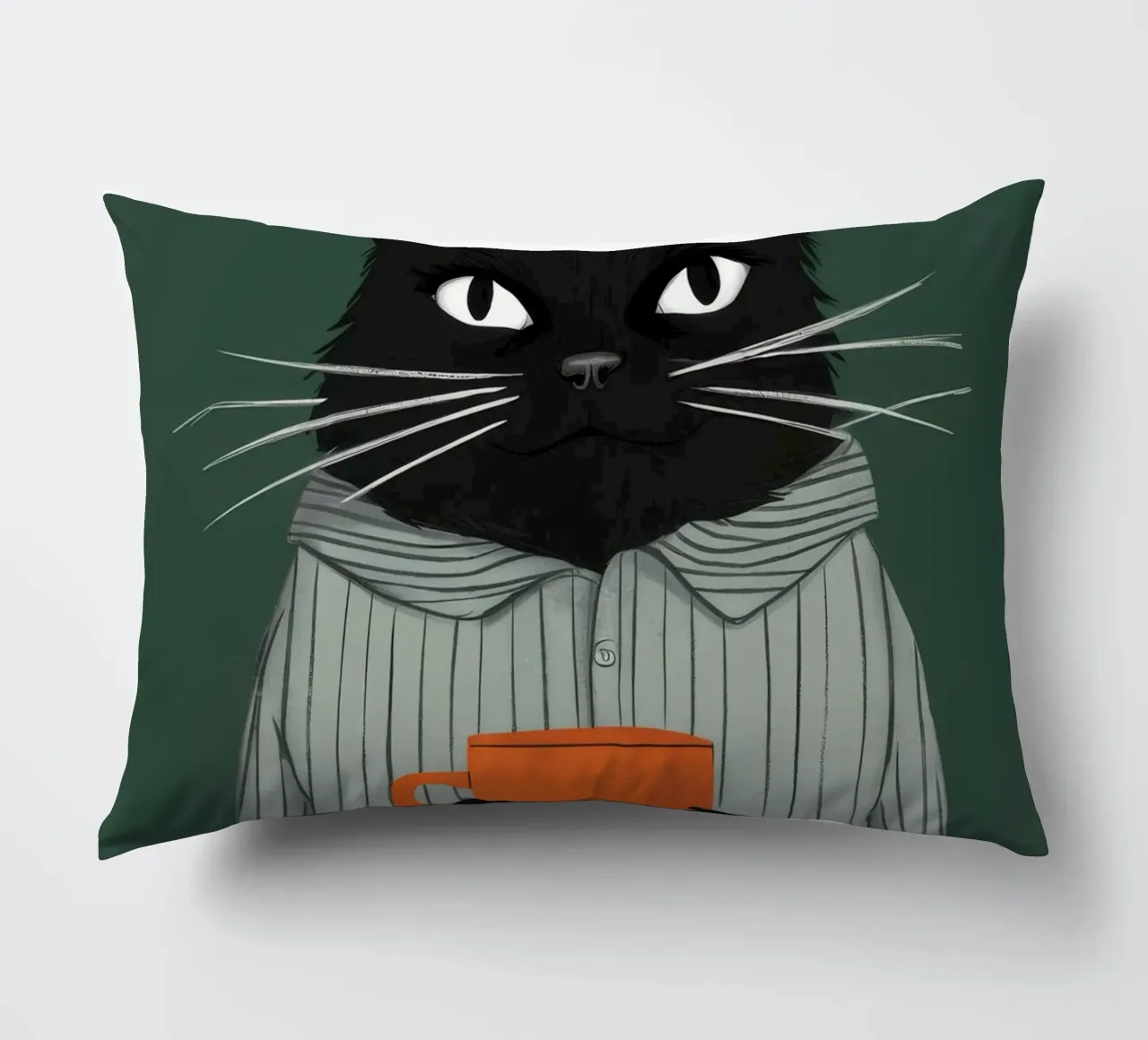 L'ora del tè felino cuscino da FadeAura