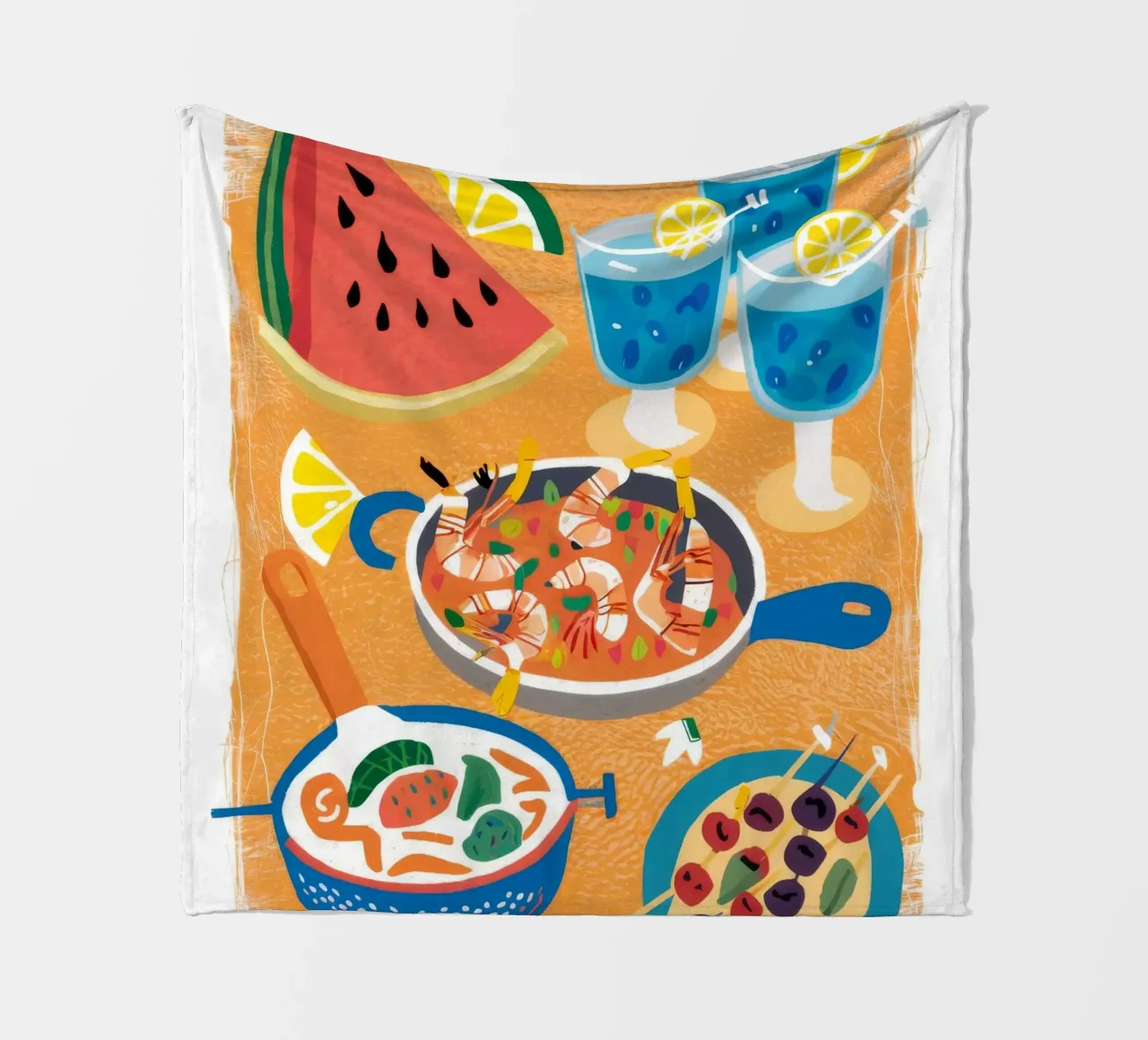 Spread estivo ai frutti di mare coperta in pile da Haven Fantasy