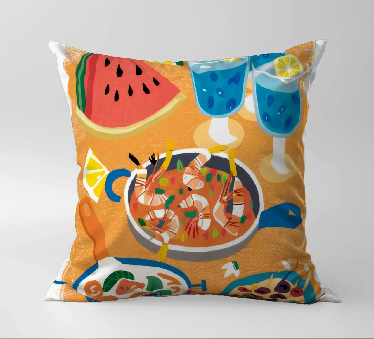 Spread estivo ai frutti di mare cuscino da Haven Fantasy