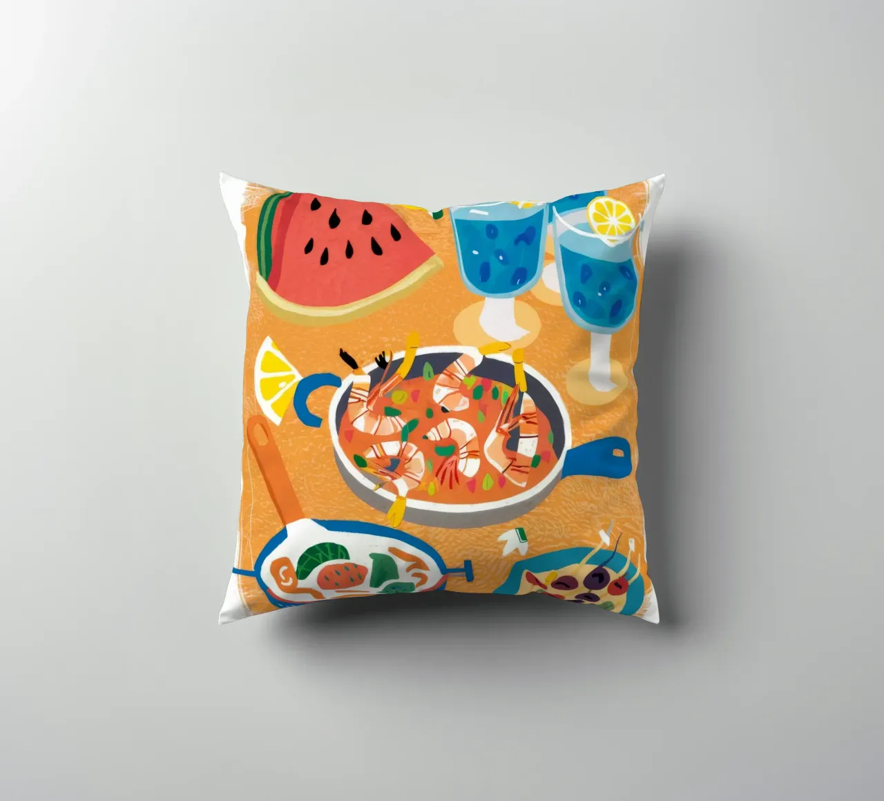 Spread estivo ai frutti di mare cuscino da Haven Fantasy