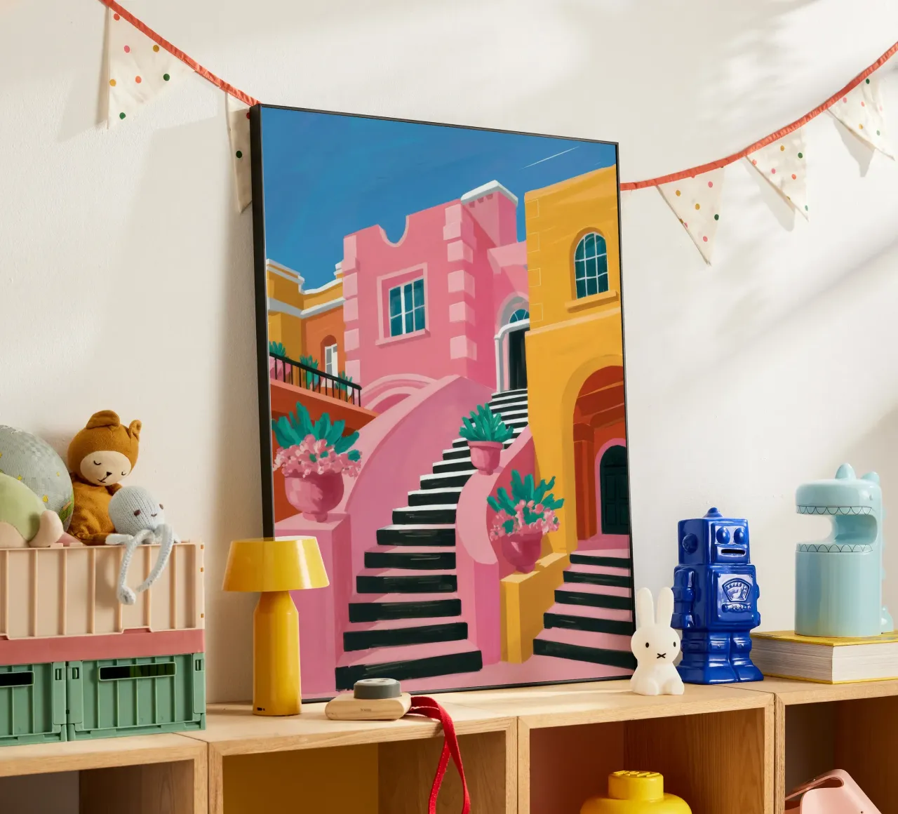 Pink Steps Perspective forex plate by Muse Artworks