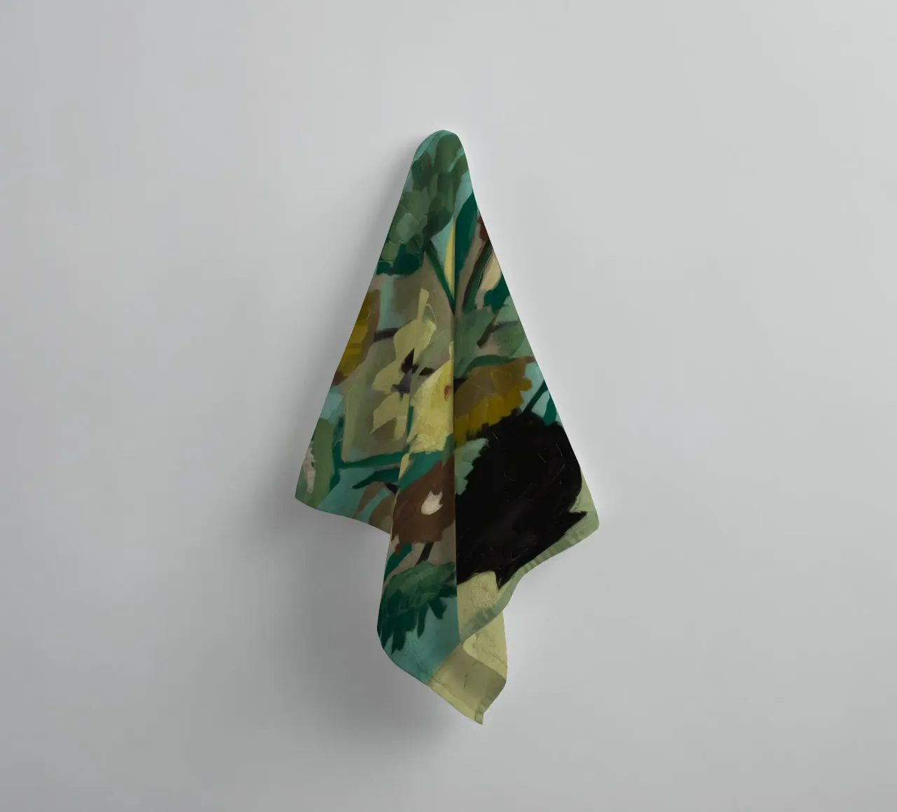 Rooster Vase Stillness towel by Stone Decade