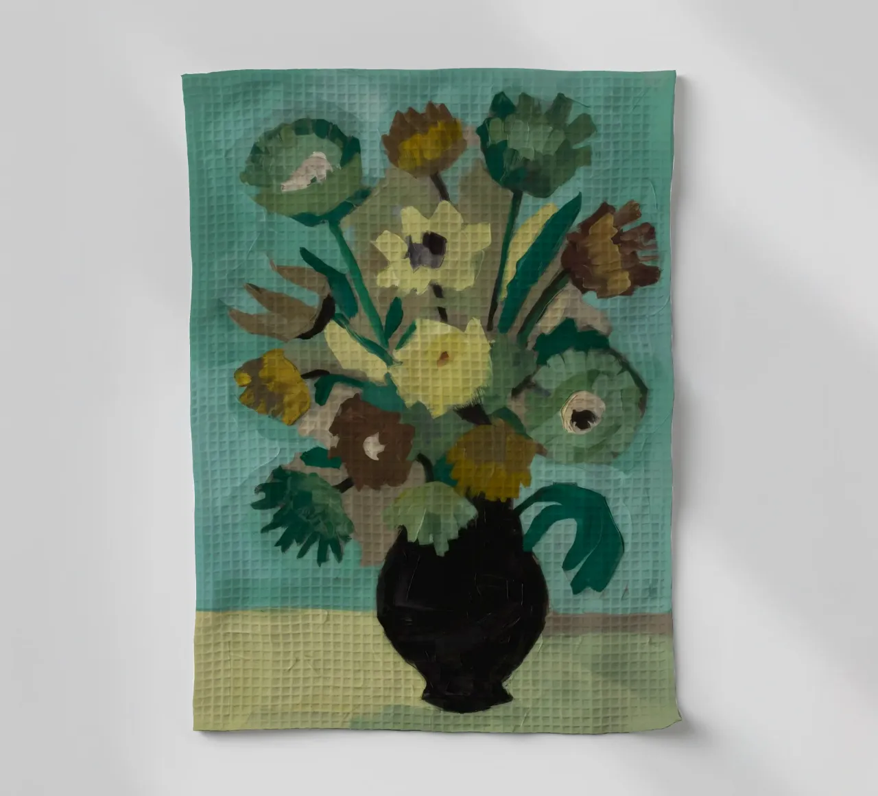 Vase en forme de coq Stillness torchon de Stone Decade
