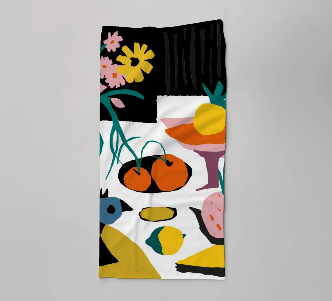 Abstract Fruit Table Handtuch von Haven Fantasy