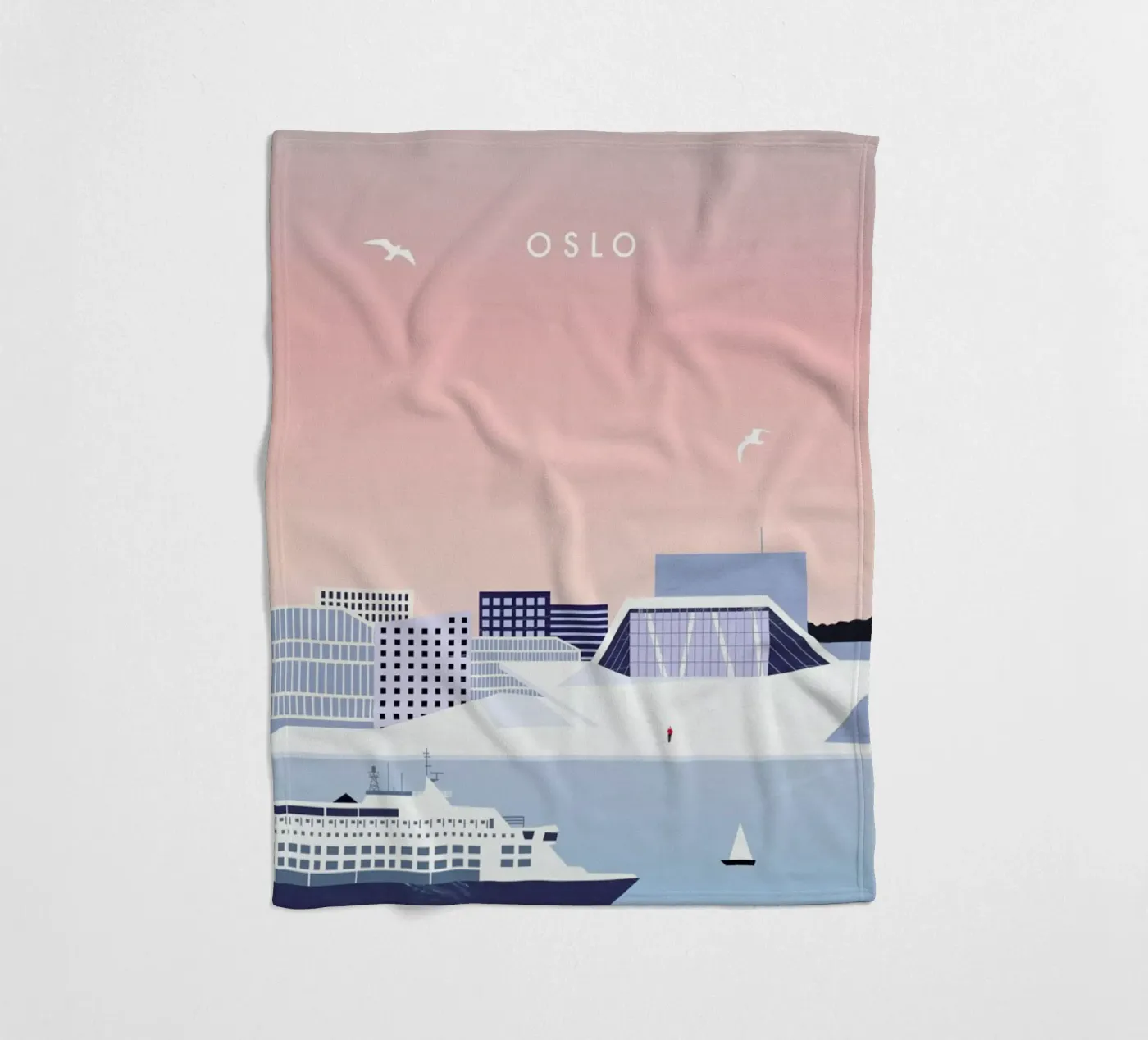Oslo Fleecedecke von Katinka Reinke
