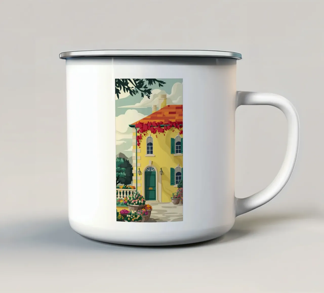 Villa d'oro Bloom tazza in smalto da Muse Artworks