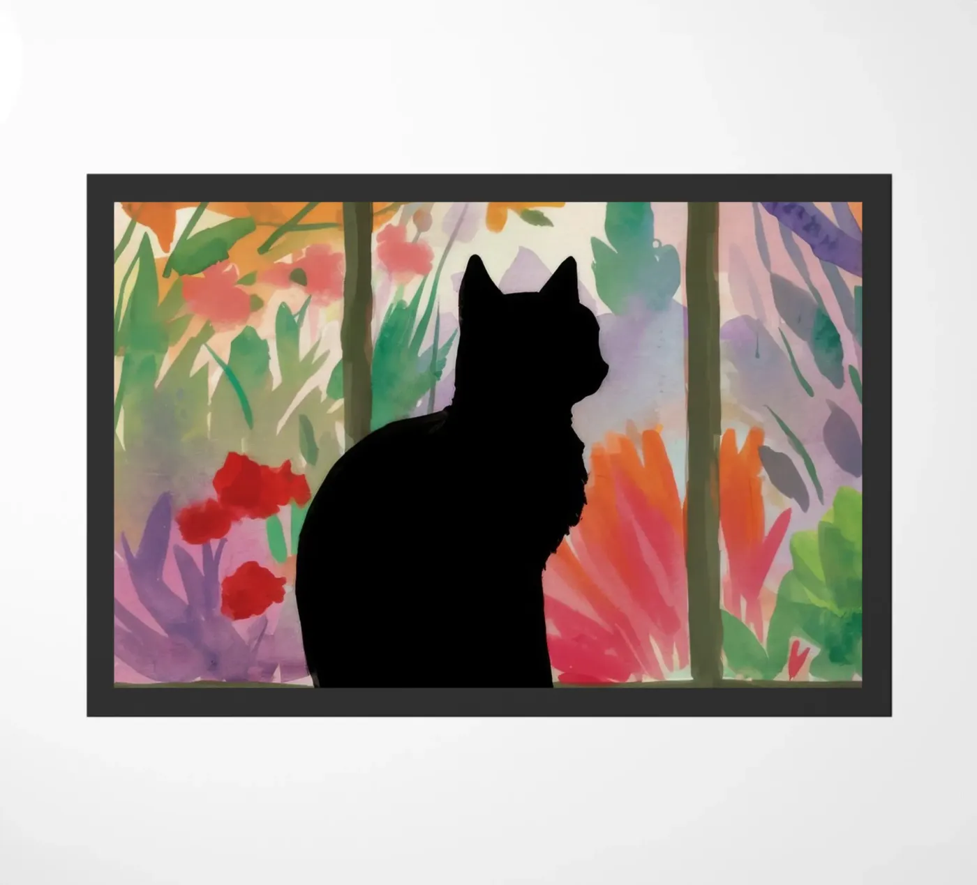 Window Sill Cat doormat by FadeAura
