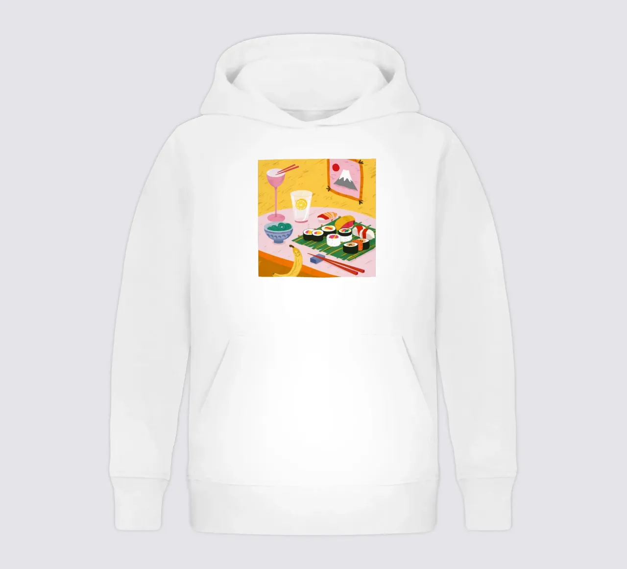 Sushi Night In kids hoodie by Haven Fantasy