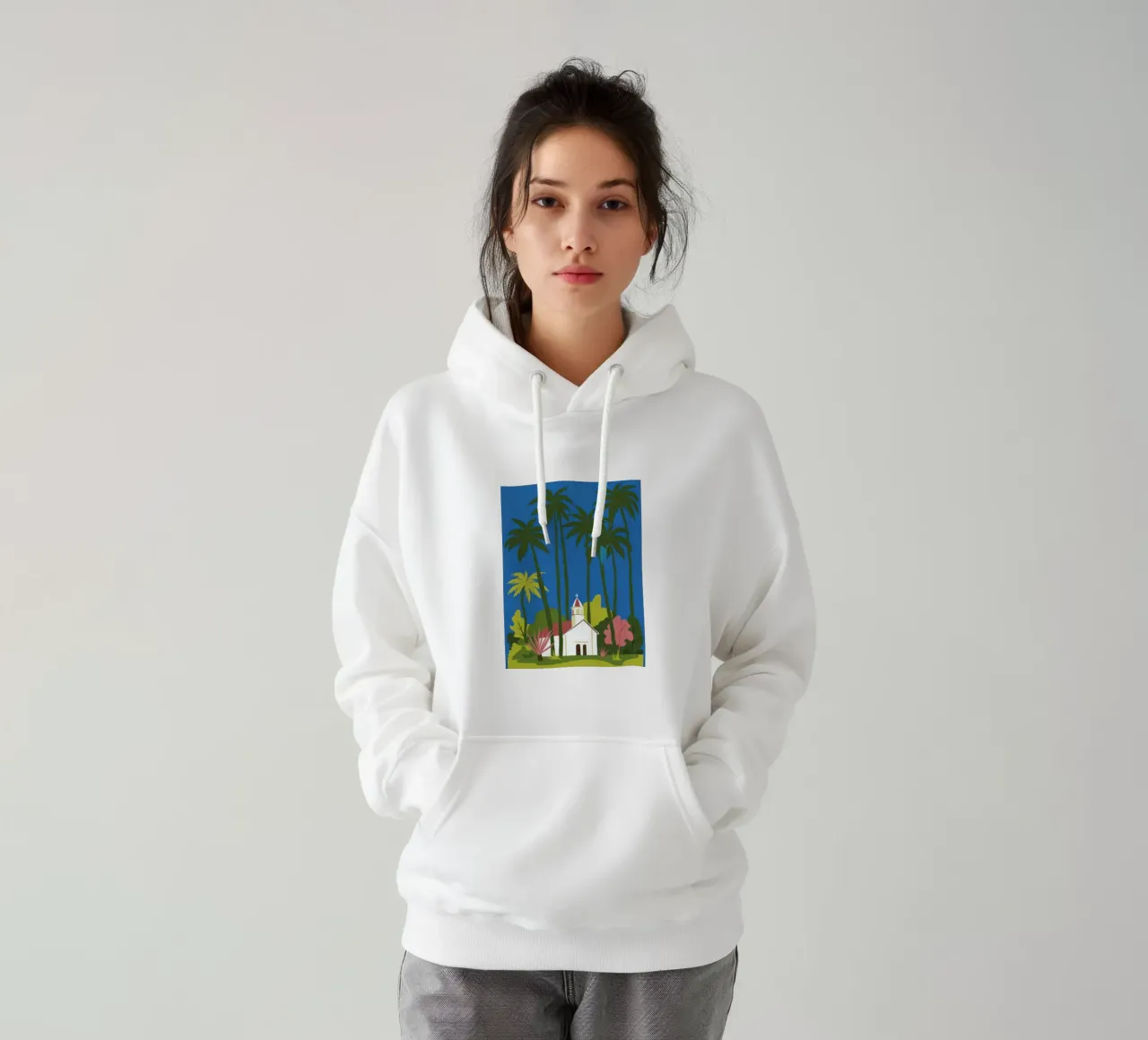 Cappella delle Palme felpa con cappuccio da Muse Artworks
