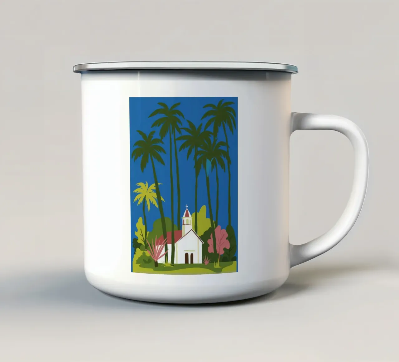 Cappella delle Palme tazza in smalto da Muse Artworks