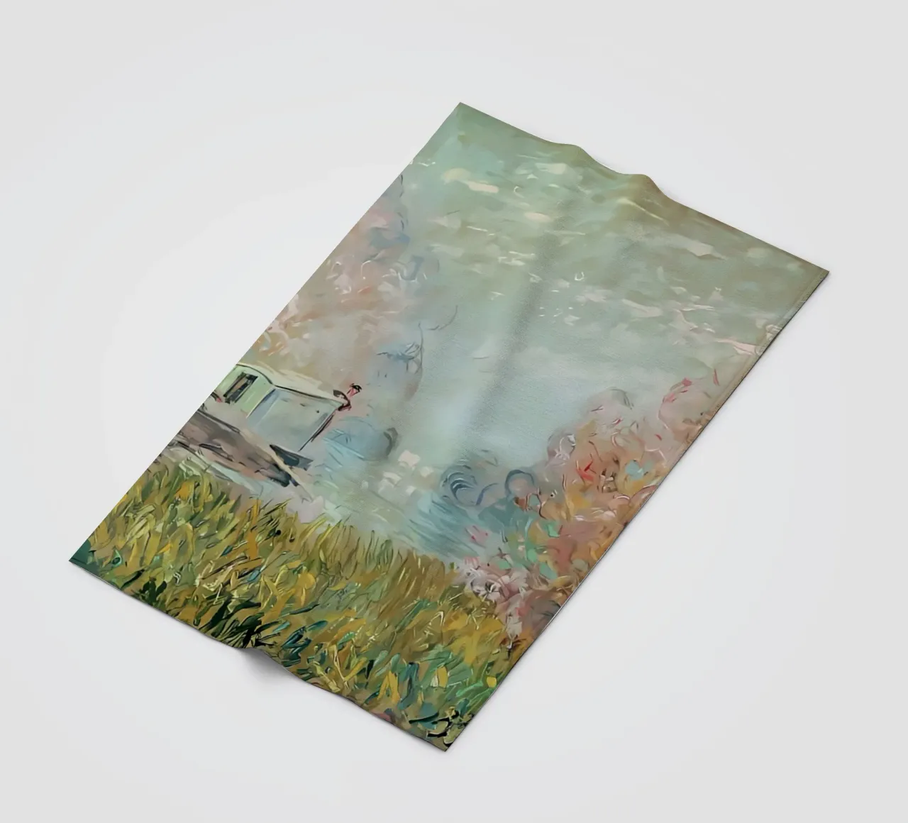 Lake View fleece blanket by D1 Shop