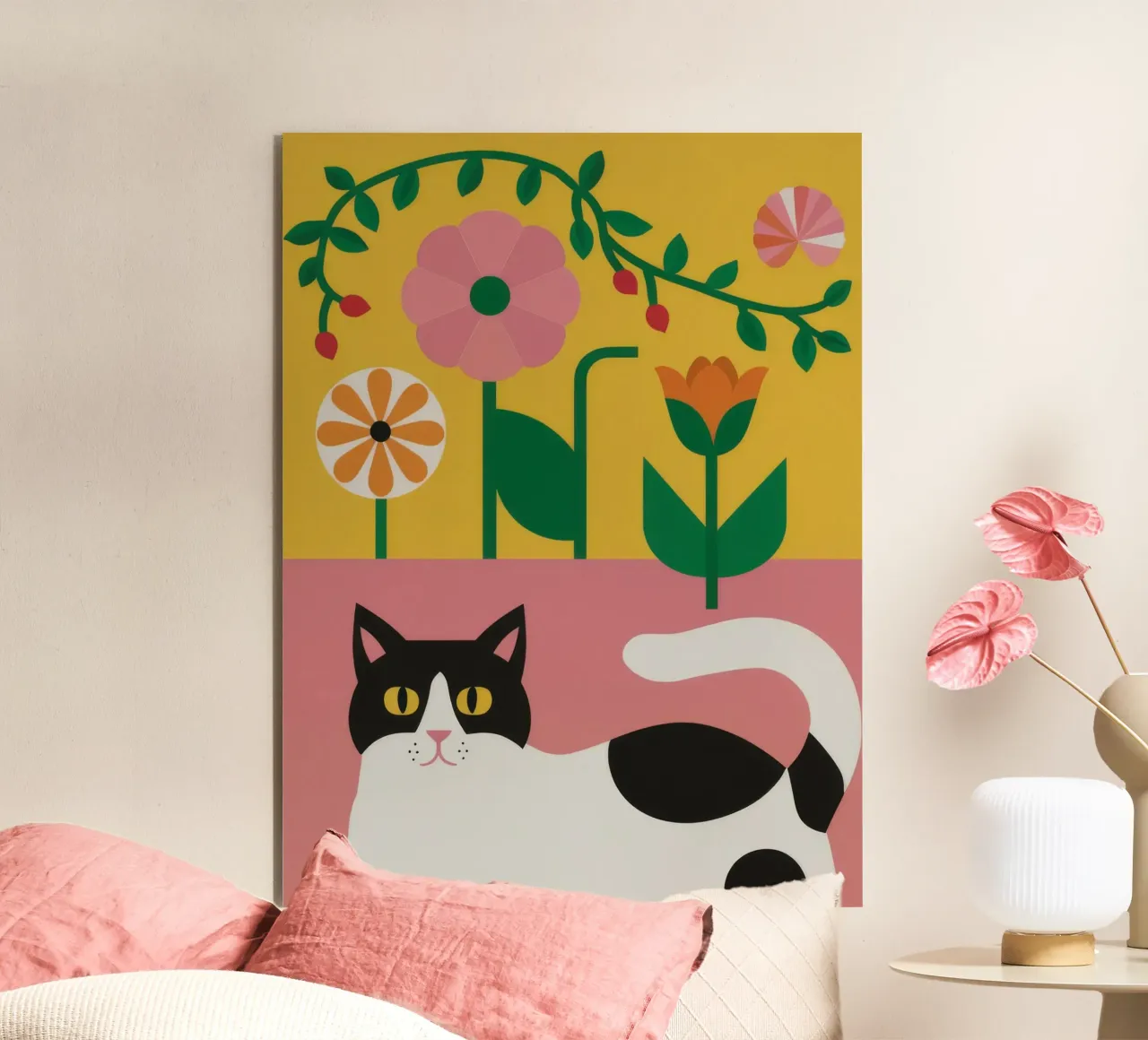 Black and White Cat Duo forex plate by FadeAura