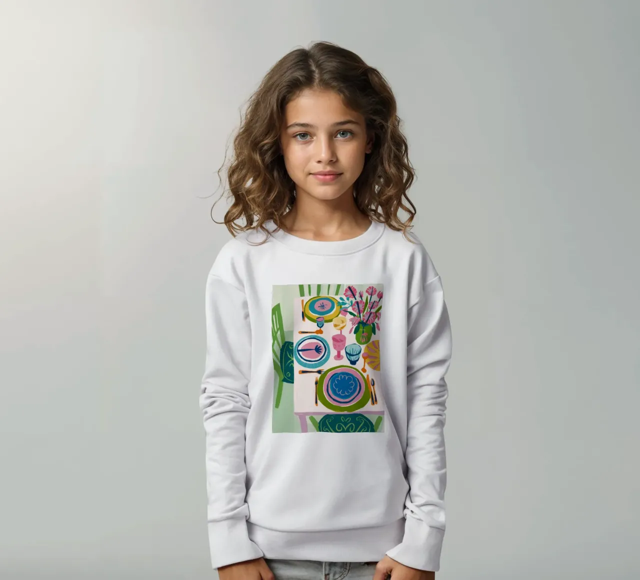Servizio tè sopraelevato felpa bambino da Stone Decade