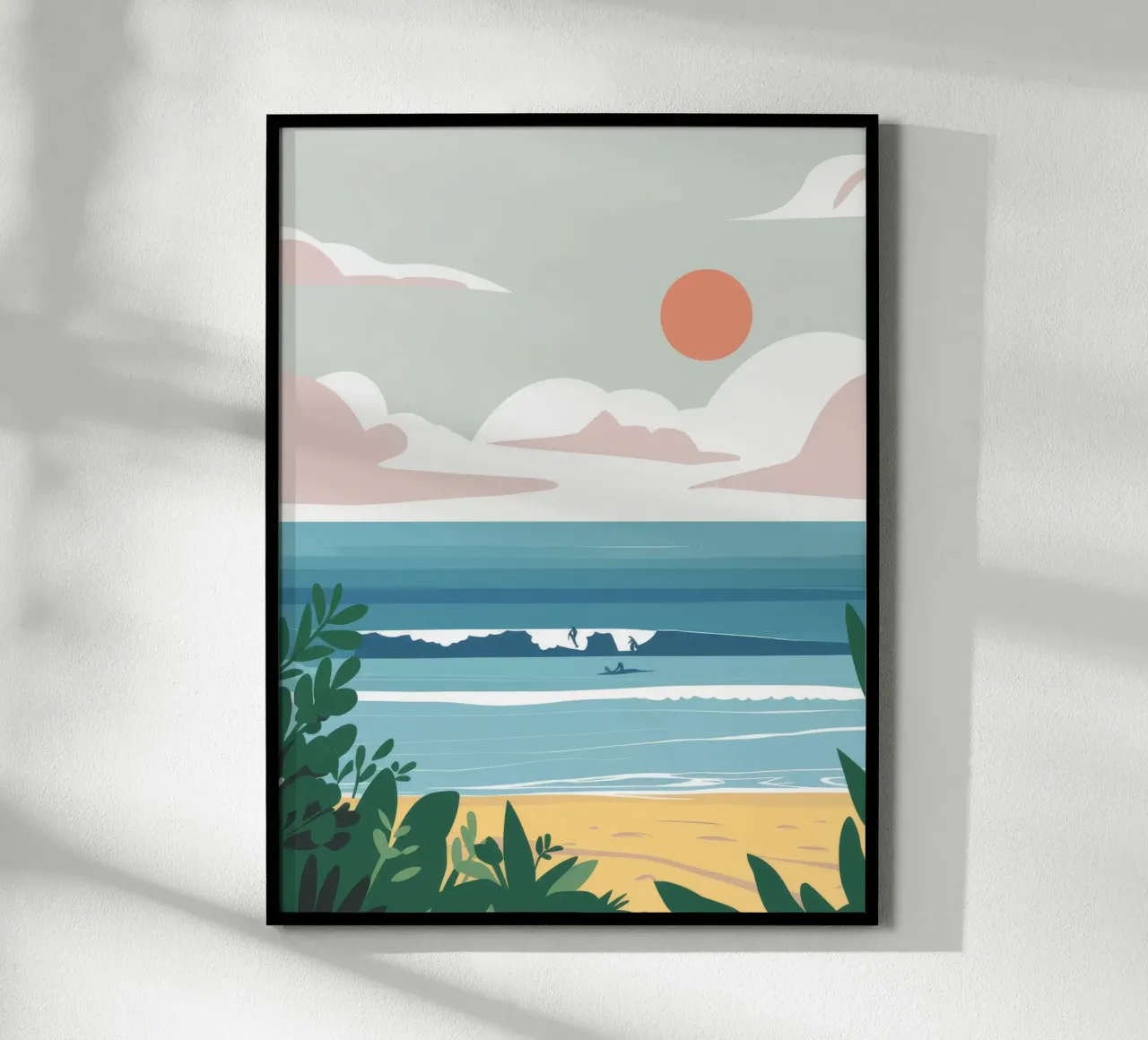 Serena vista sull'oceano poster da Muse Artworks