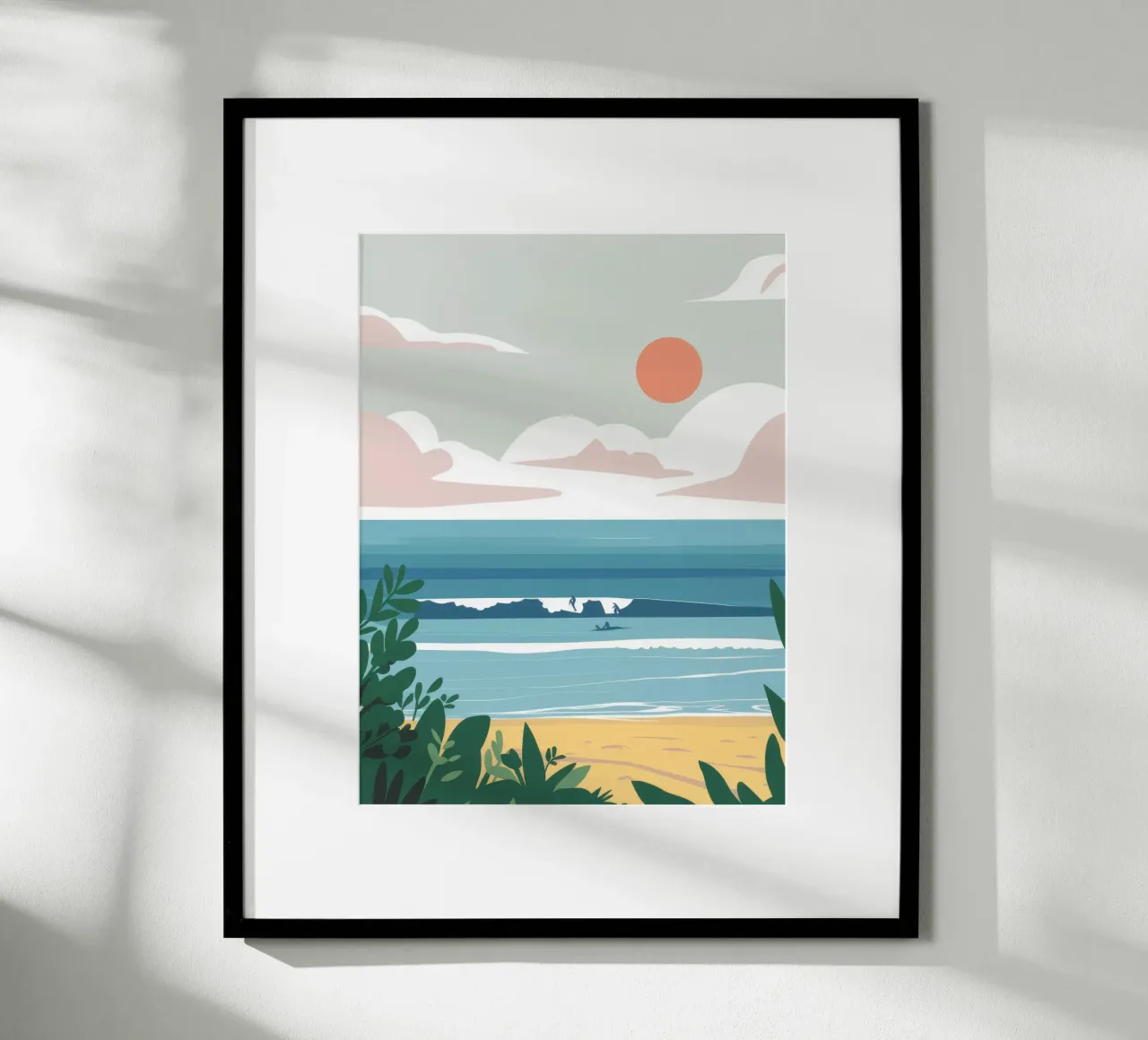 Serena vista sull'oceano poster da Muse Artworks