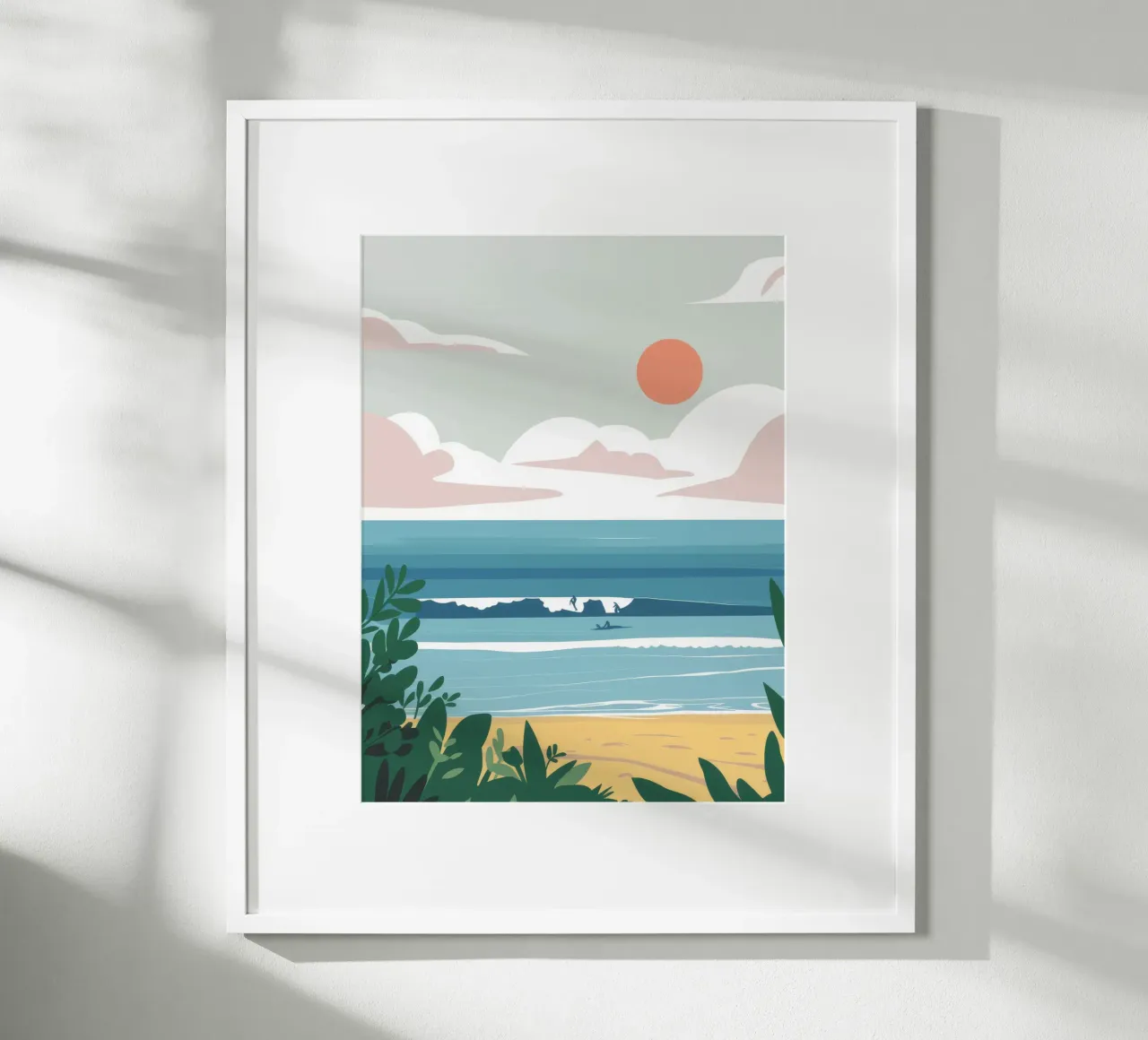 Serena vista sull'oceano poster da Muse Artworks