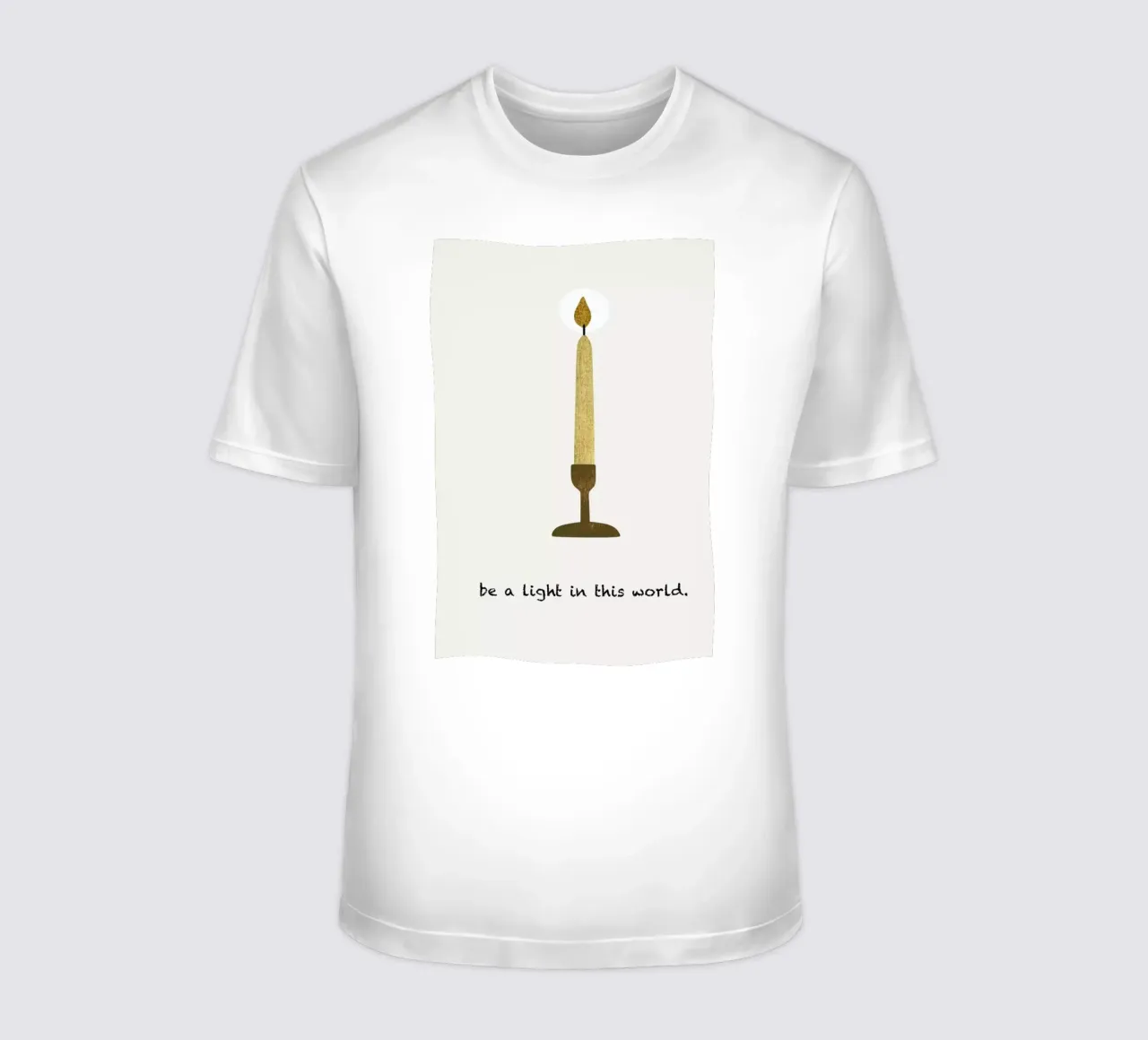 Be A Light t-shirt da Kubistika