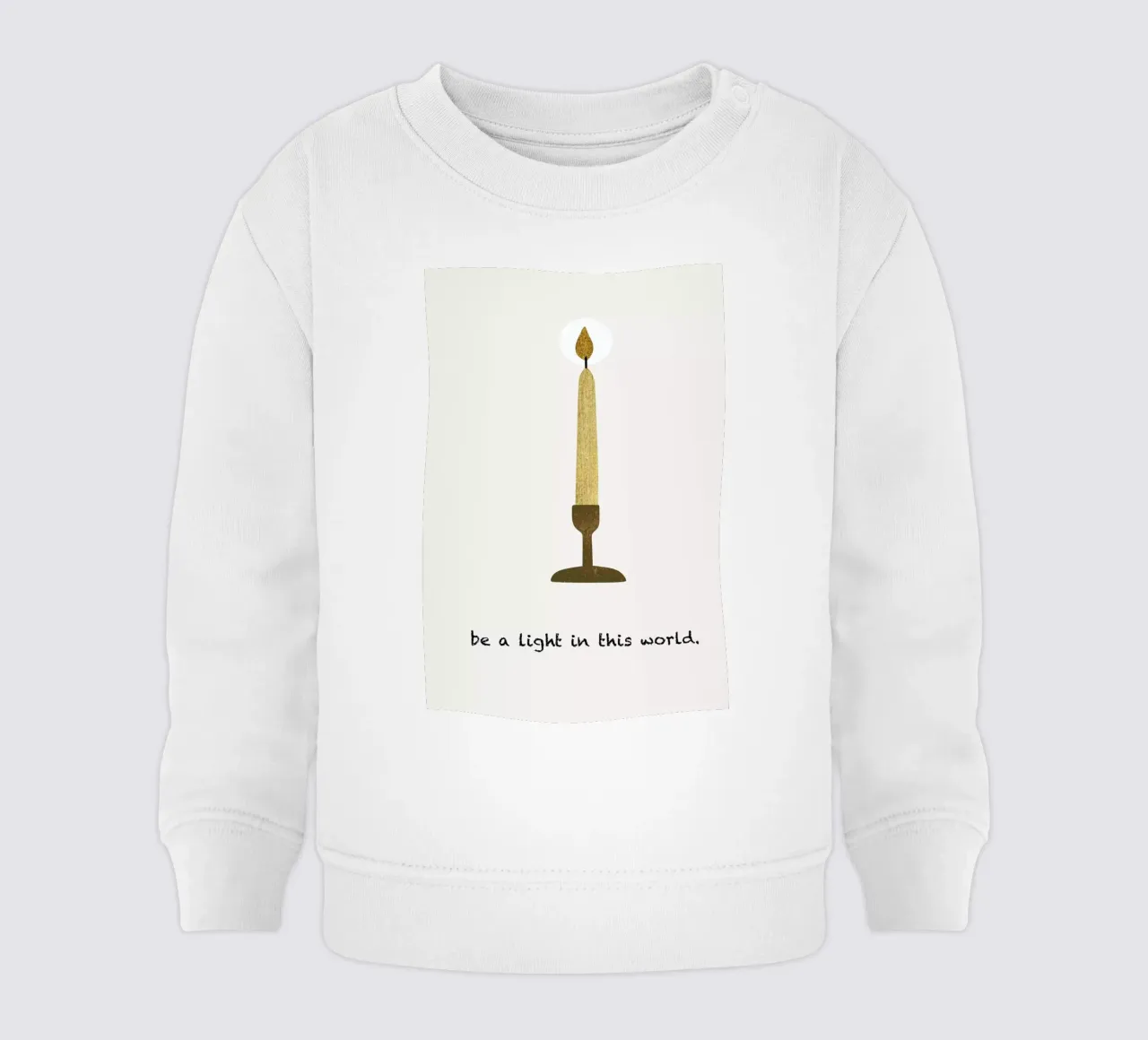 Be A Light felpa neonato da Kubistika