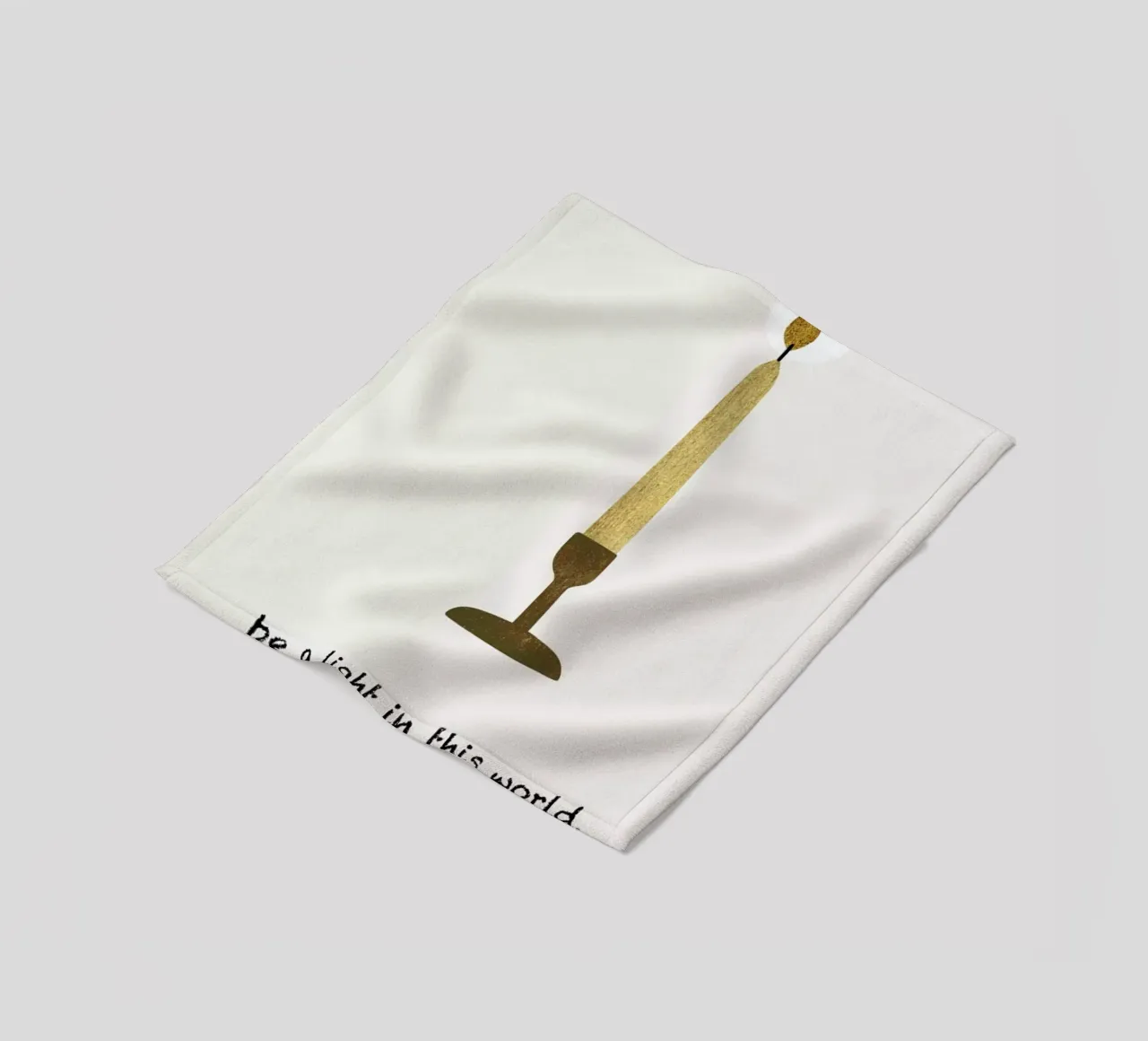 Be A Light coperta in pile da Kubistika