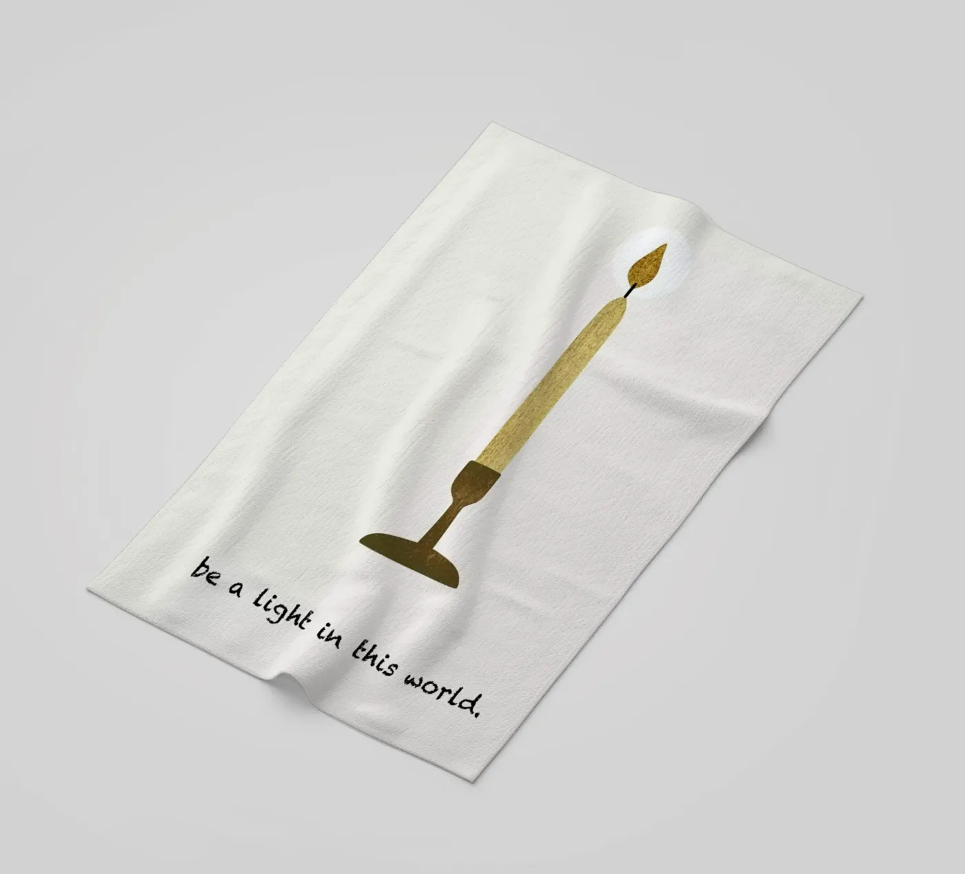 Be A Light strandhanddoek van Kubistika