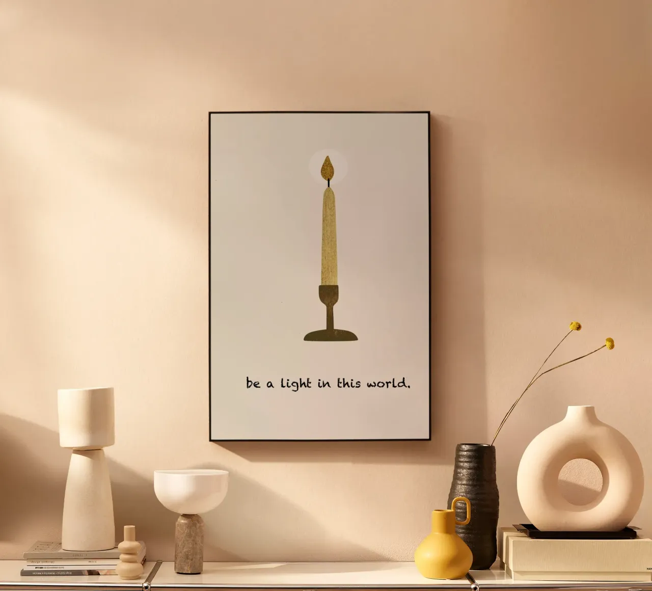Be A Light plexiglass da Kubistika