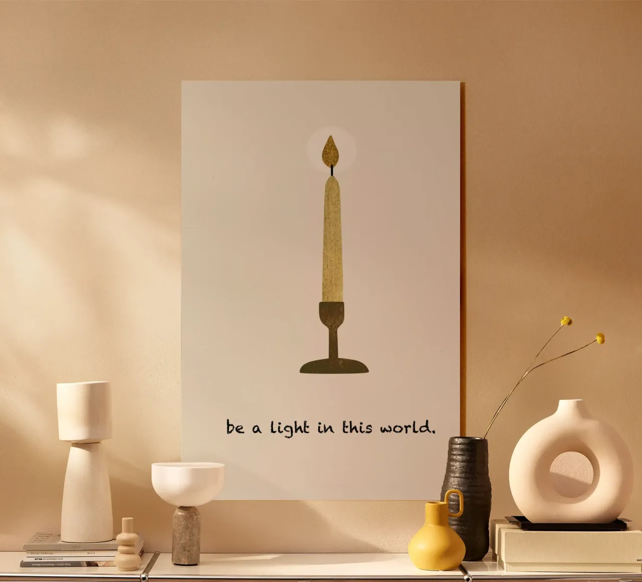 Be A Light plexiglass da Kubistika