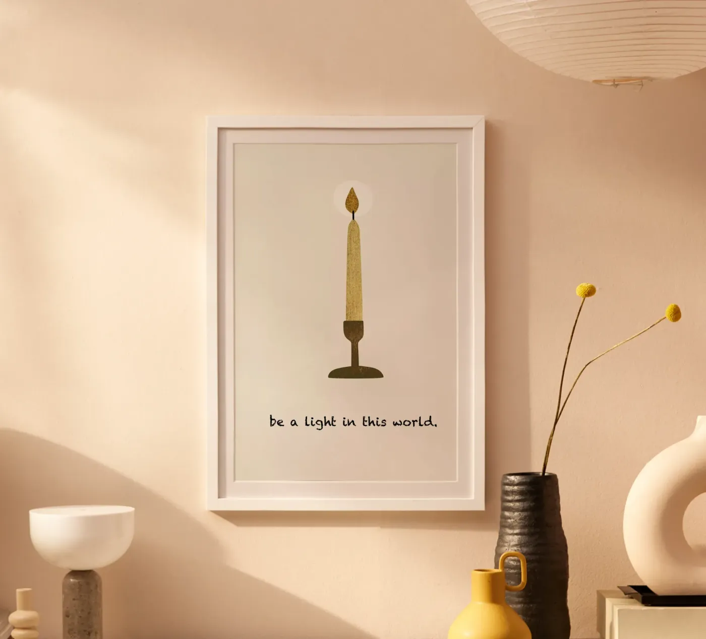 Be A Light poster by Kubistika