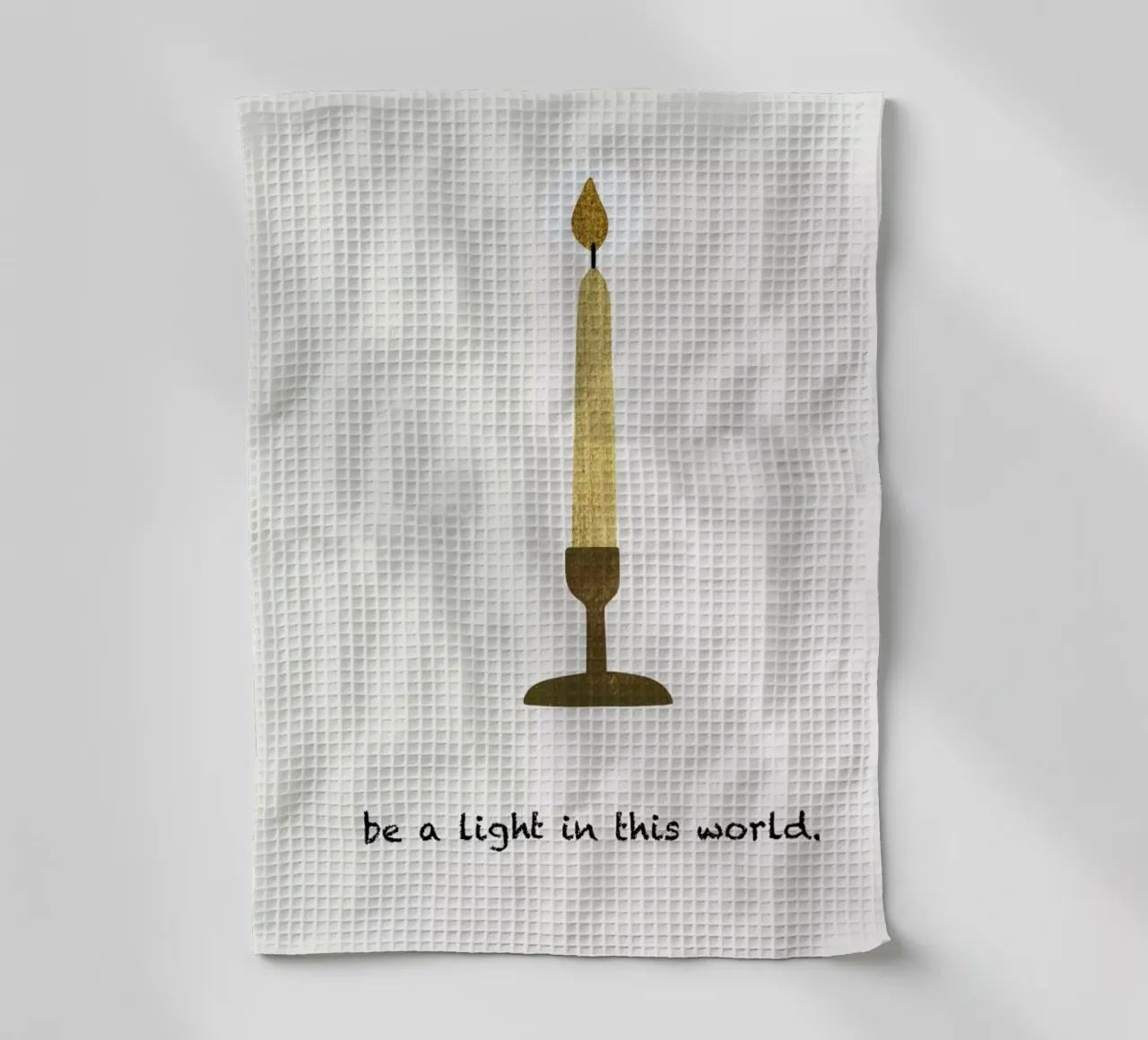 Be A Light canovaccio da cucina da Kubistika