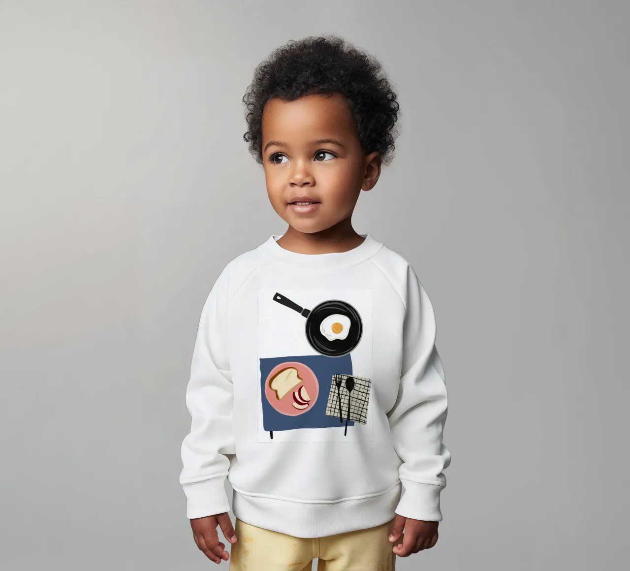 Colazione semplice felpa neonato da Haven Fantasy