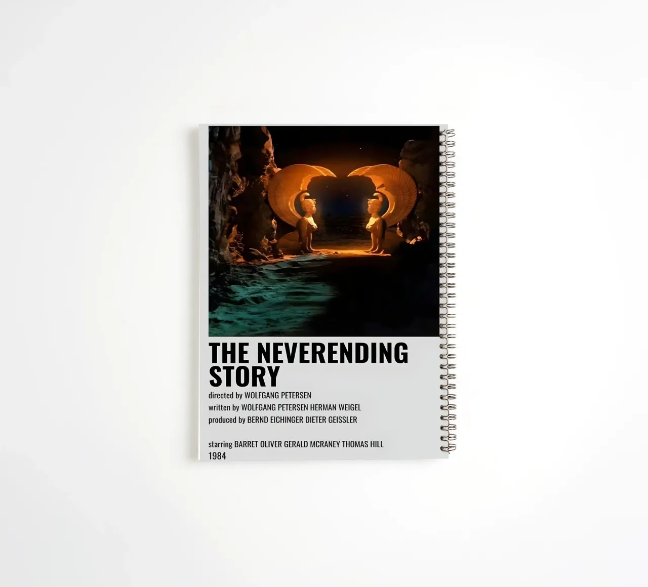THE NEVERENDING STORY spiral notebook by MVFminimalist