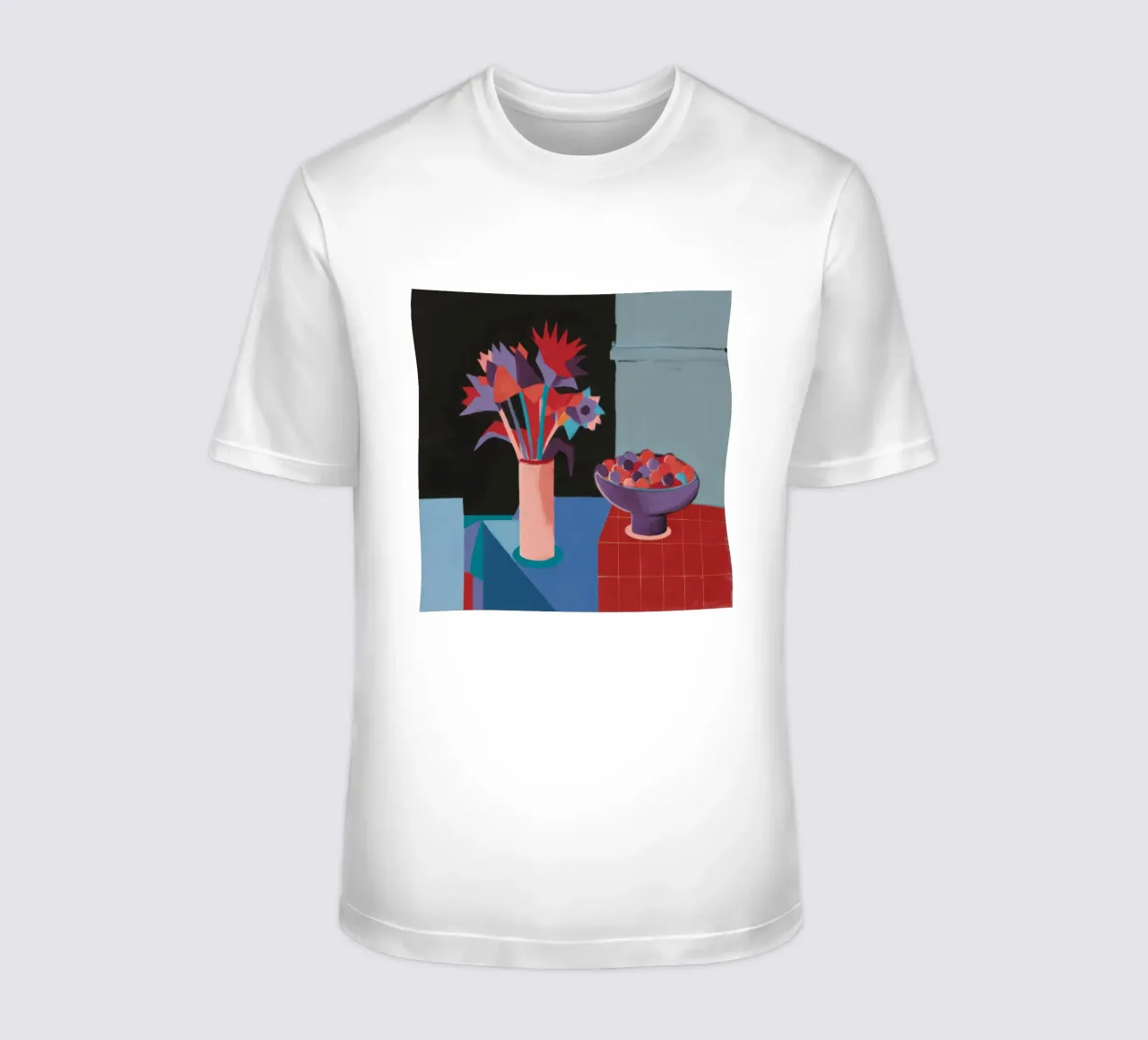 Natura morta di piastrelle rosse t-shirt da Stone Decade