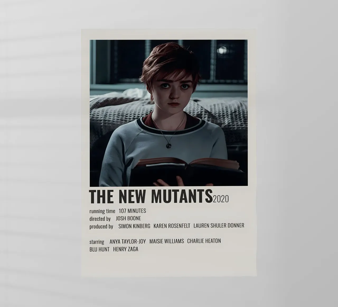 THE NEW MUTANTS2020 pellicola backlit da MVFminimalist