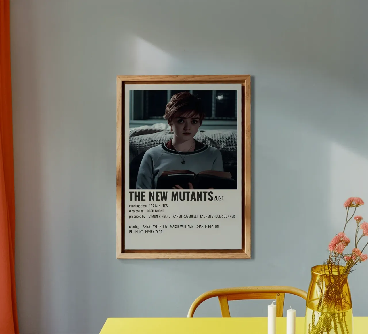 THE NEW MUTANTS2020 alluminio dibond da MVFminimalist