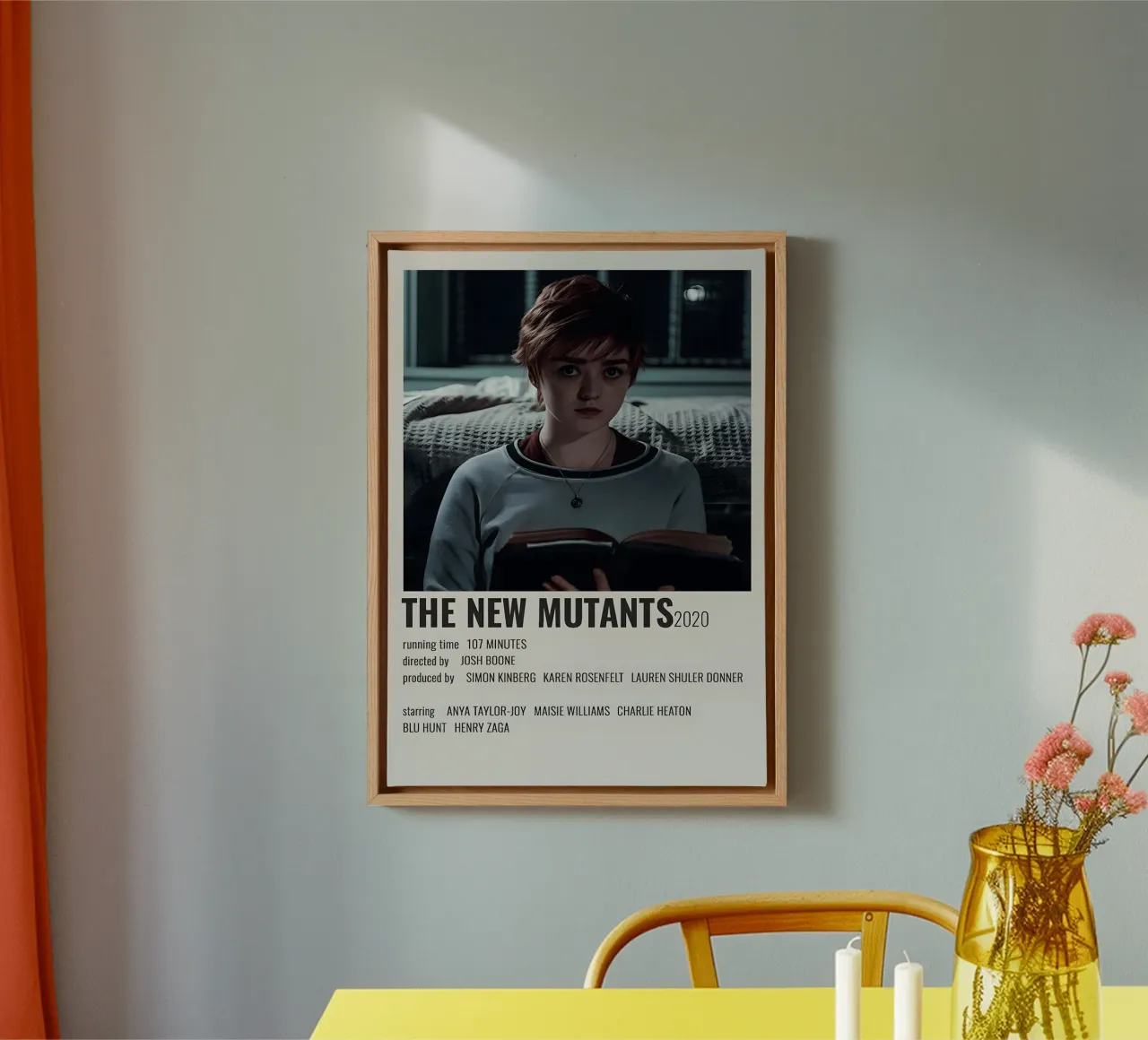 THE NEW MUTANTS2020 canvas by MVFminimalist