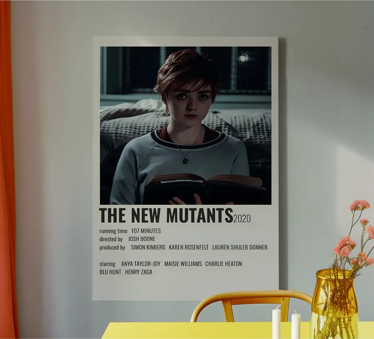 THE NEW MUTANTS2020 canvas by MVFminimalist