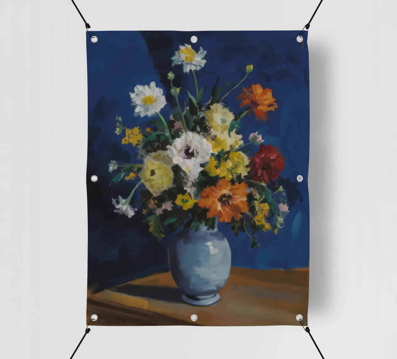 Bouquet classico bianco telo in pvc da Stone Decade