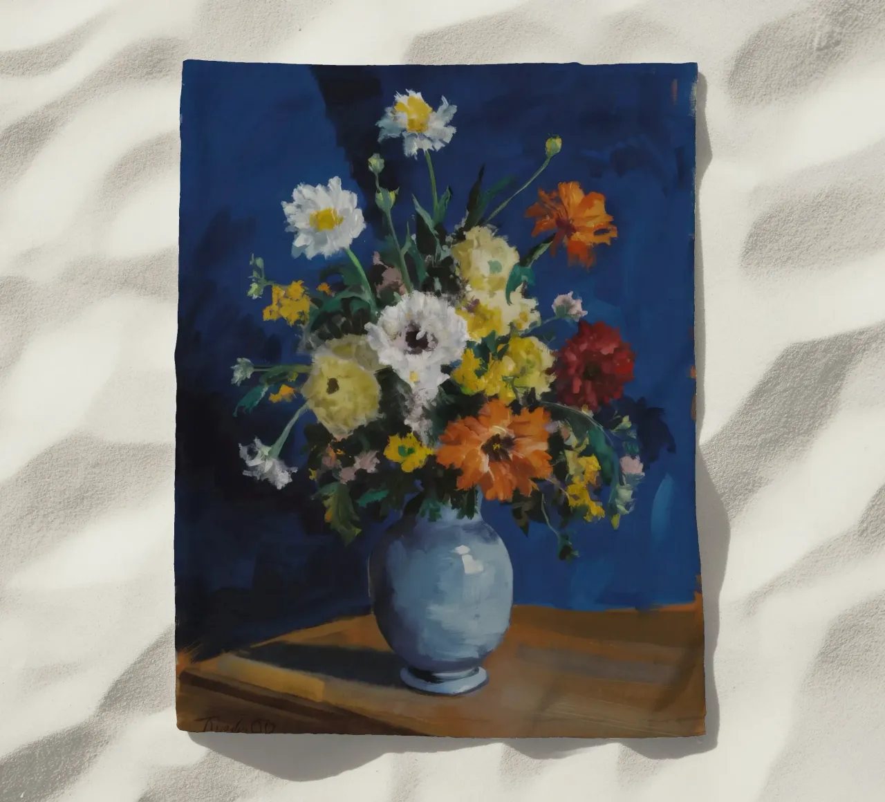 Bouquet classico bianco telo mare da Stone Decade
