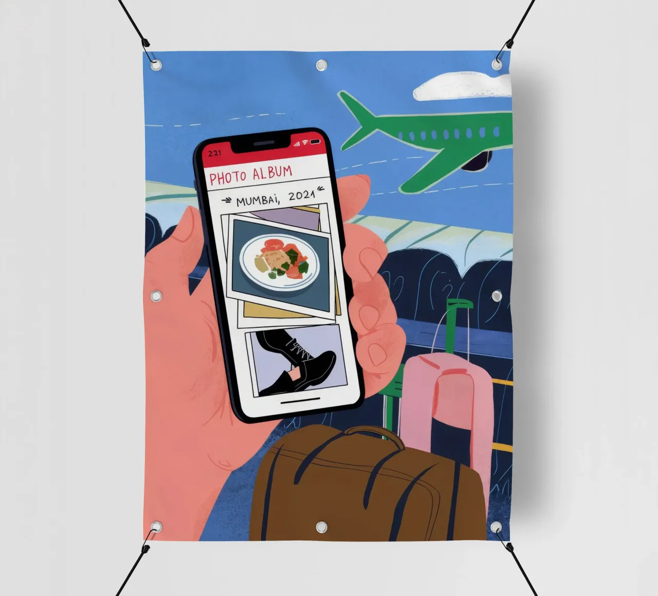 Scelta di viaggio digitale telo in pvc da Haven Fantasy