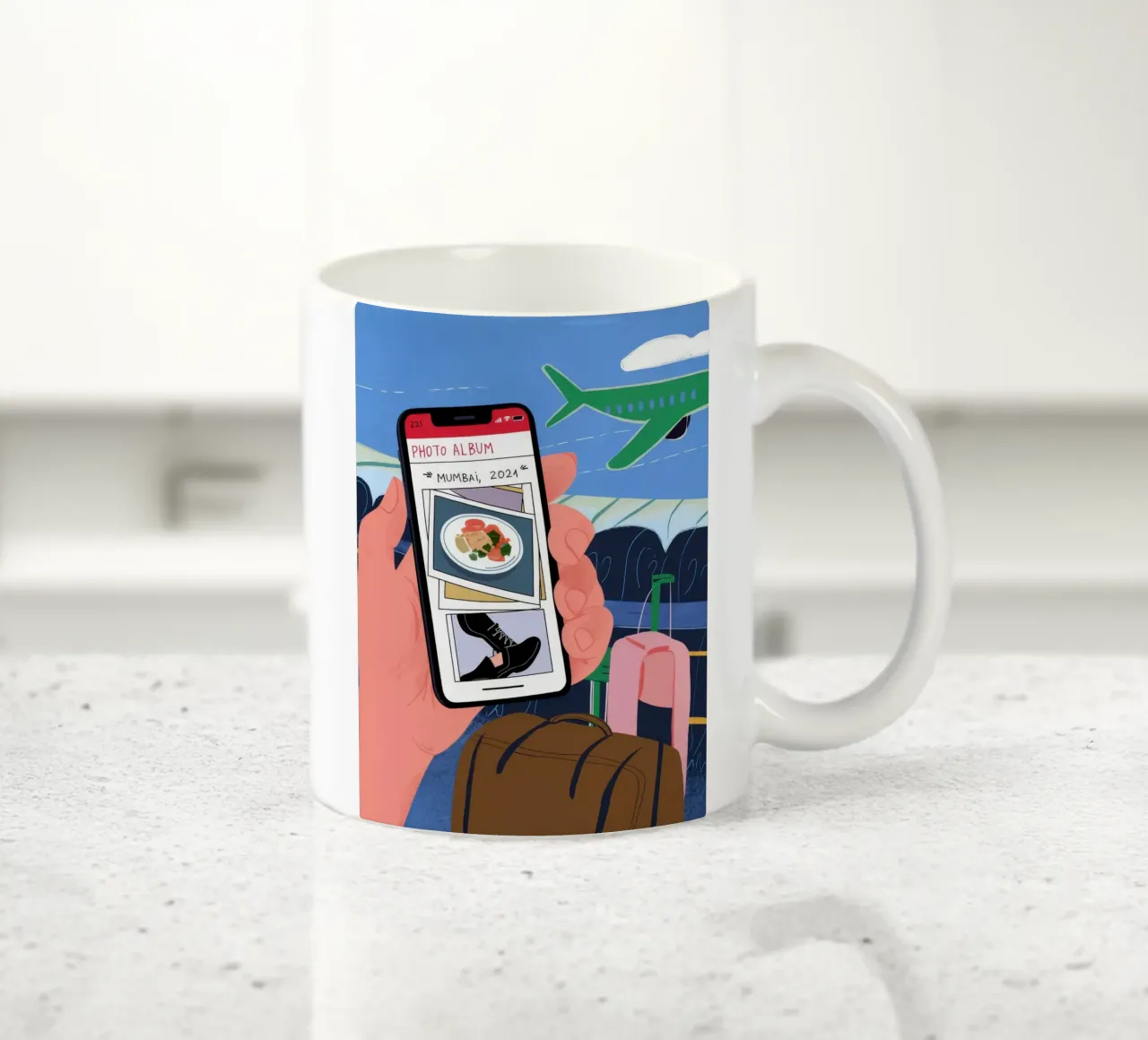 Scelta di viaggio digitale tazza in ceramica da Haven Fantasy