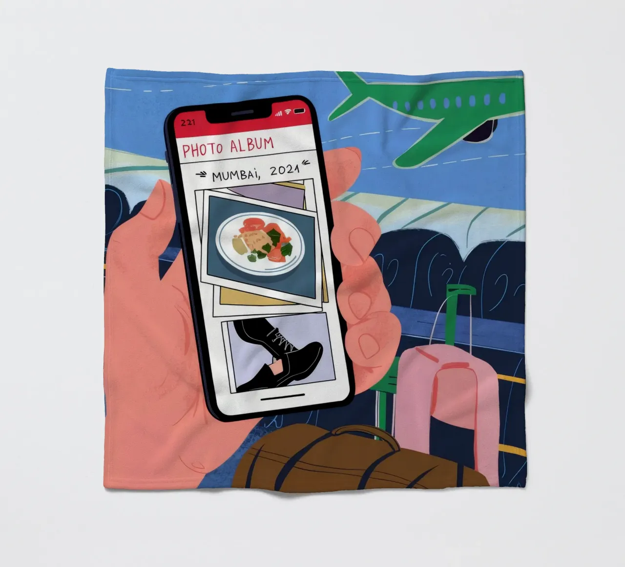 Scelta di viaggio digitale coperta in pile da Haven Fantasy