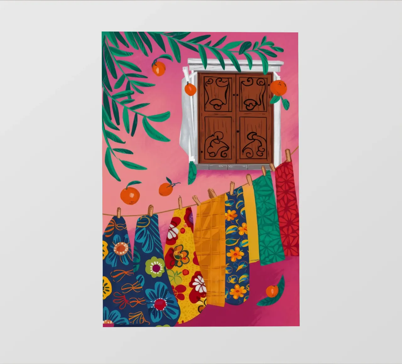 Eclectic Hanging Textiles pvc cover by Muse Artworks