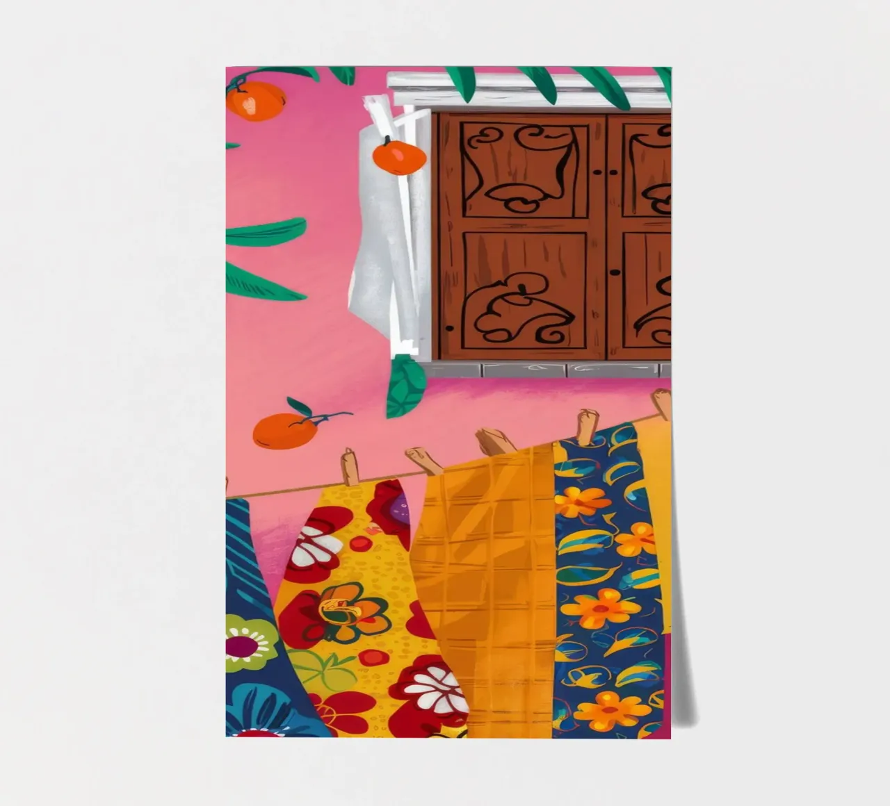Eclectic Hanging Textiles sticker sheet by Muse Artworks