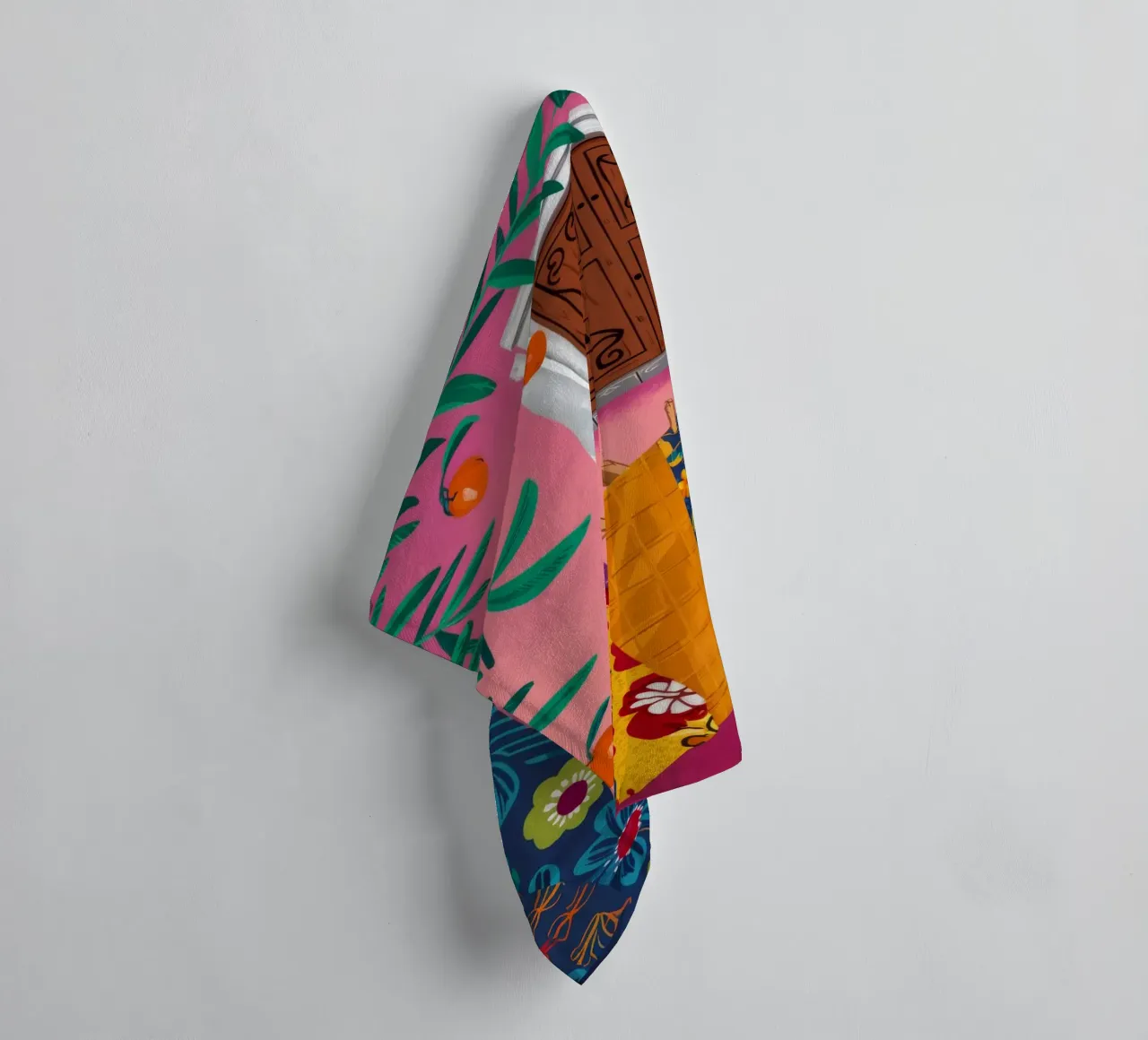 Eclectic Hanging Textiles towel by Muse Artworks